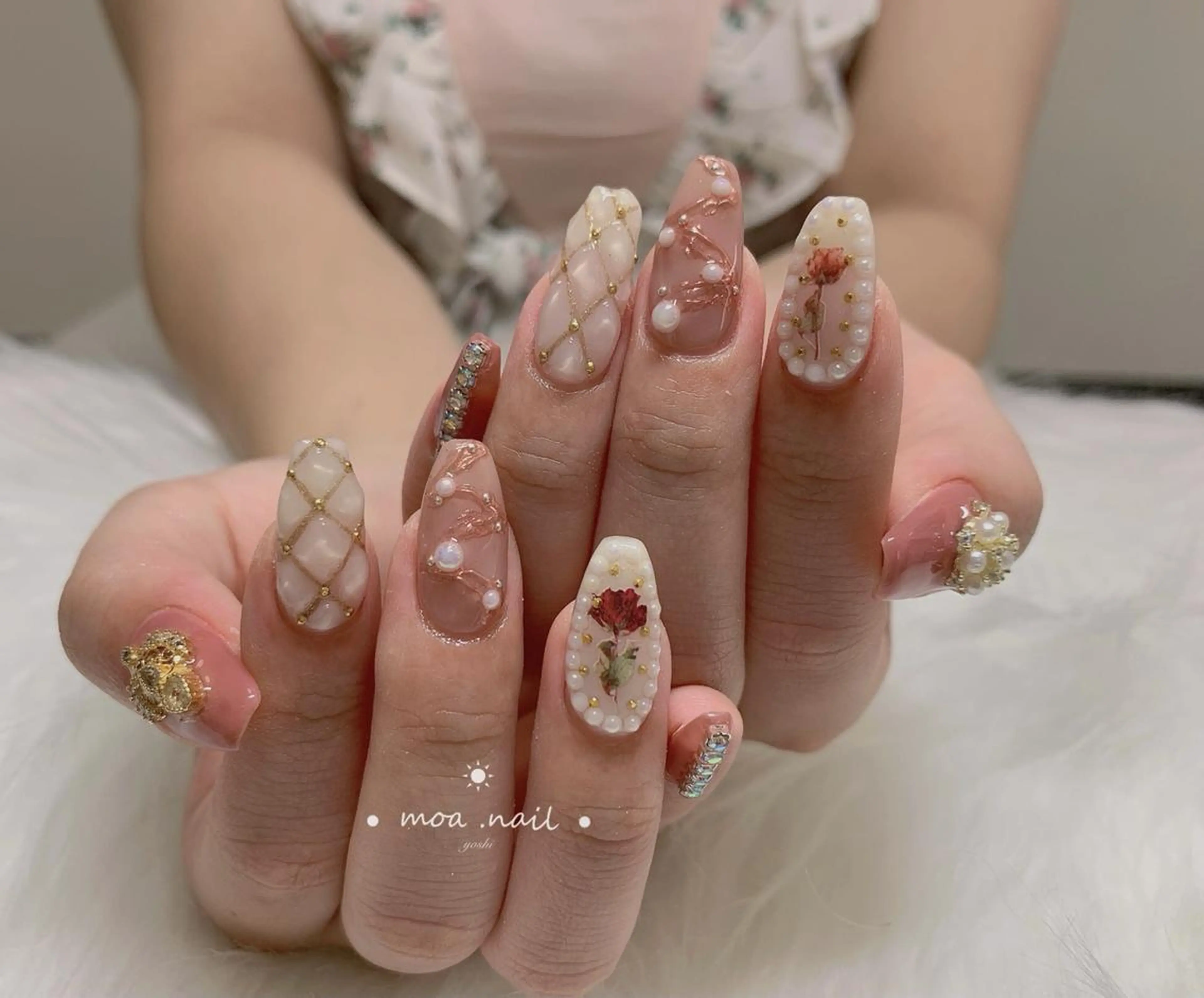 ネイル スカルプネイル MoaNail🫶 Yoshiのネイルデザイン