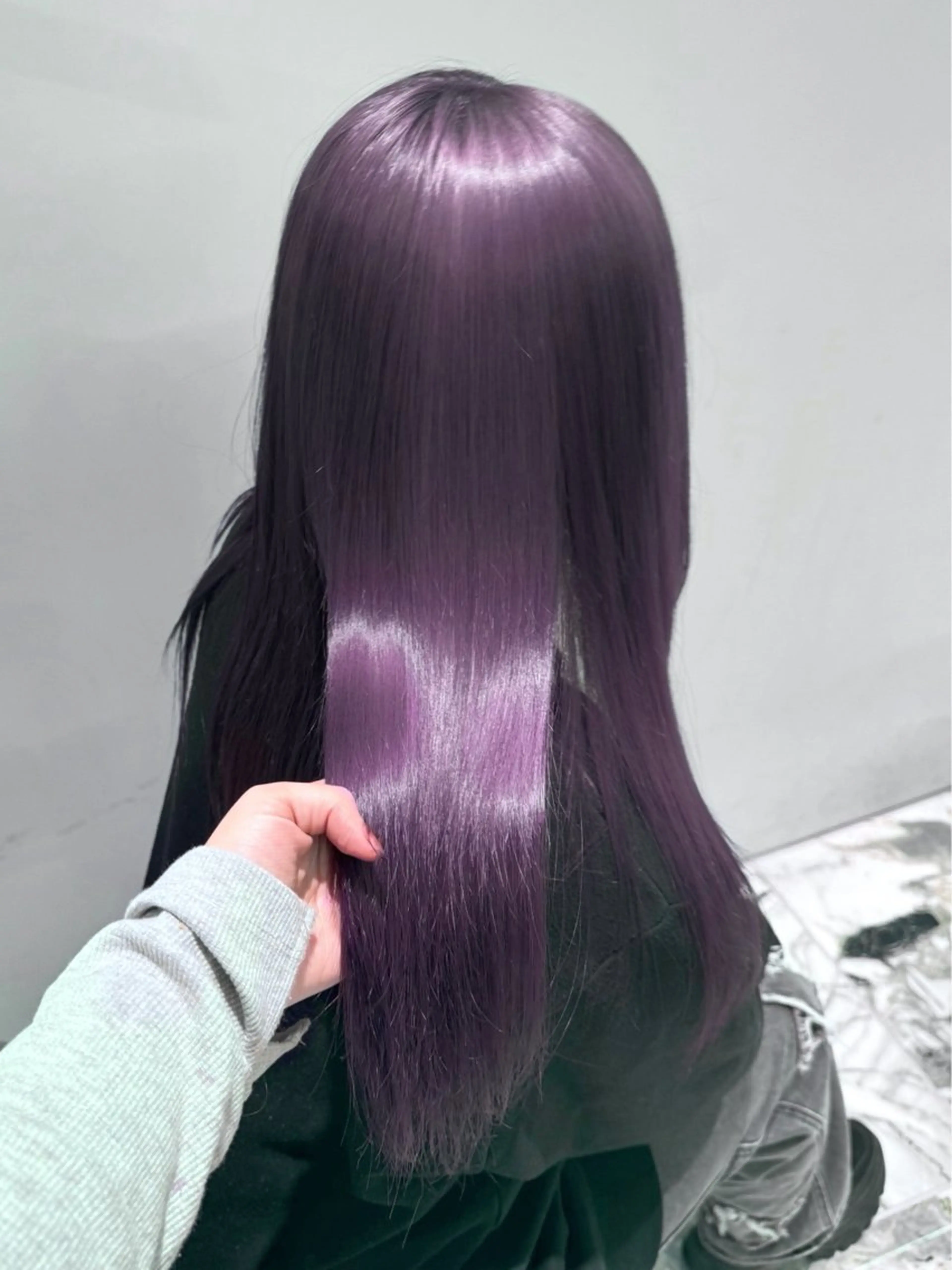 セミロング カラー GEM/ハイトーン /名駅/kanaeのヘアスタイル