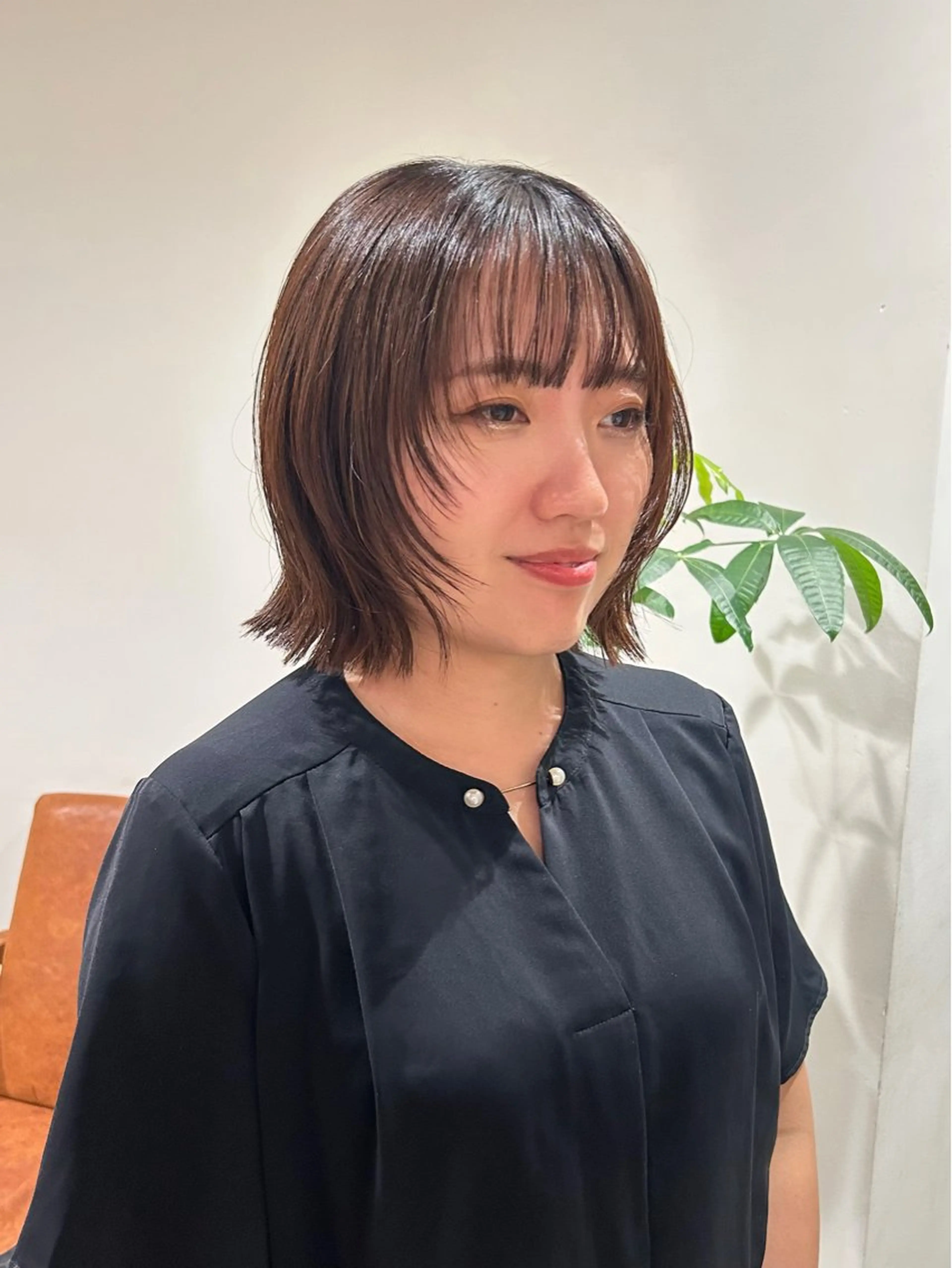 ミディアム ボブレイヤー ボブ レイヤーカット カット ボブレイヤー/ ブリーチ/miyuuのヘアスタイル