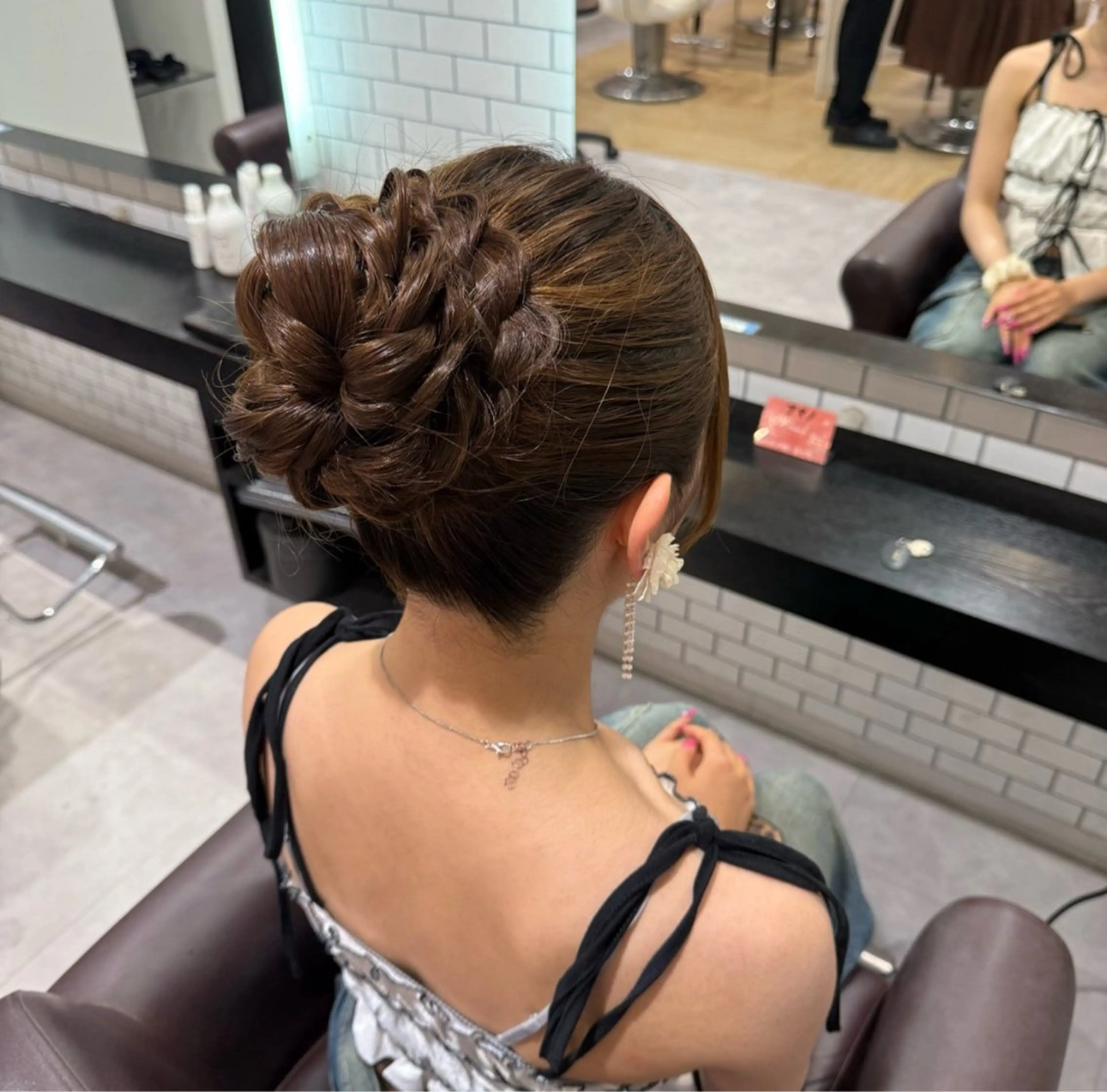 ロング ヘアアレンジ ヘアセット 🎀ヘアアレンジ 🎀ななみのヘアスタイル