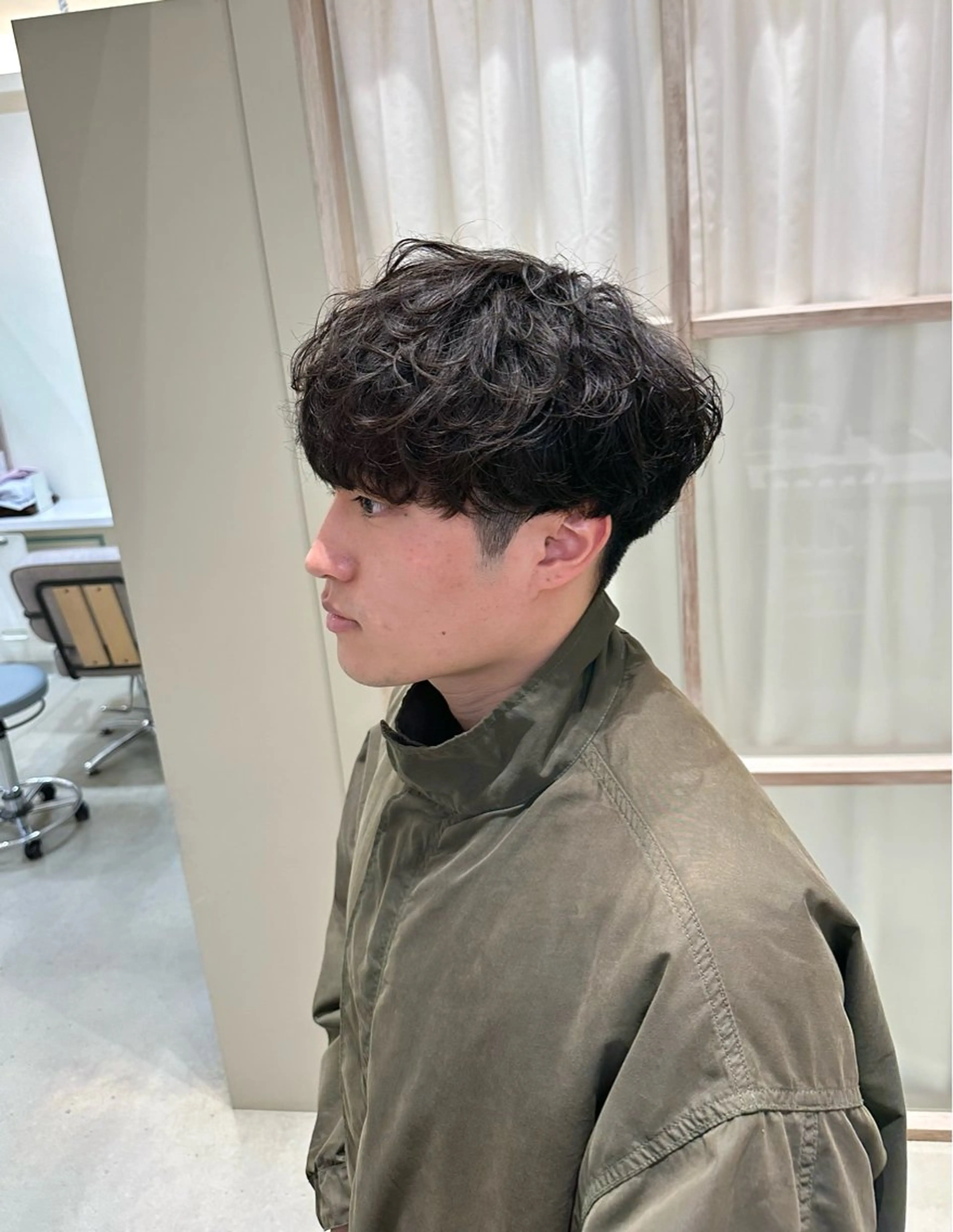 パーマ メンズ メンズパーマ カット パーマ N,SOL / 岩上 新大のヘアスタイル
