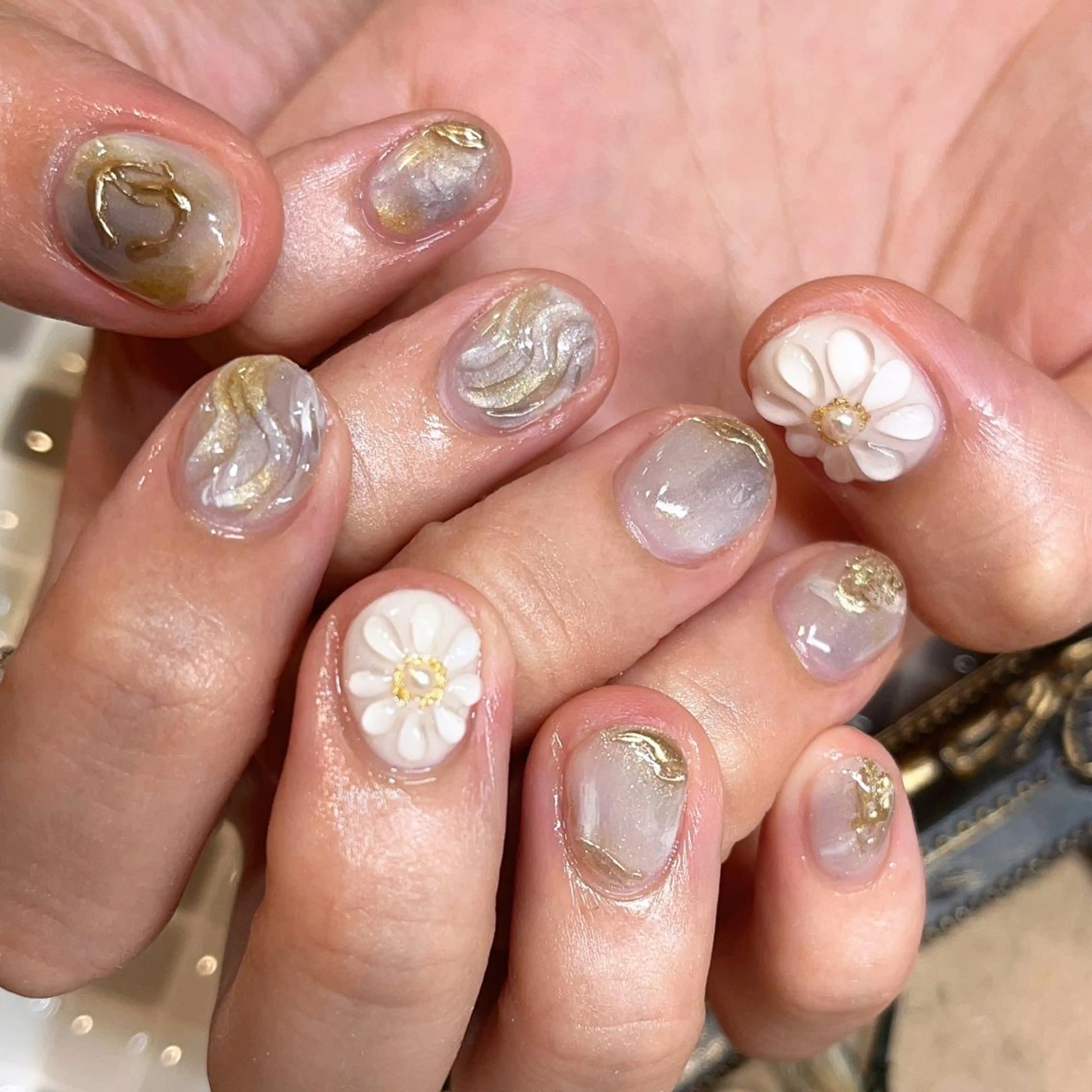 ネイル アートネイル ニュアンスネイル nailist yuiのネイルデザイン