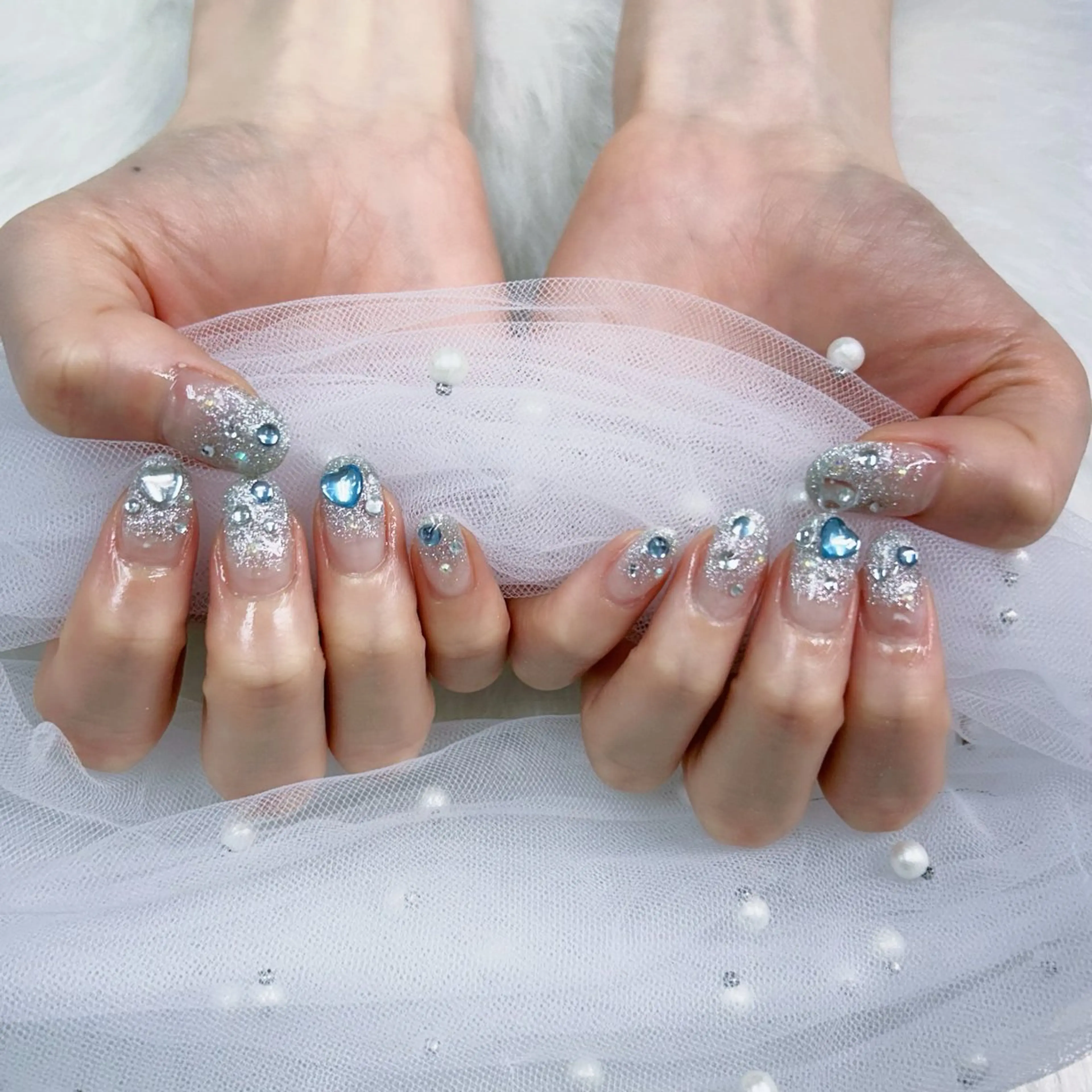 ネイル パーツ全部¥110 サロンミミのネイルデザイン