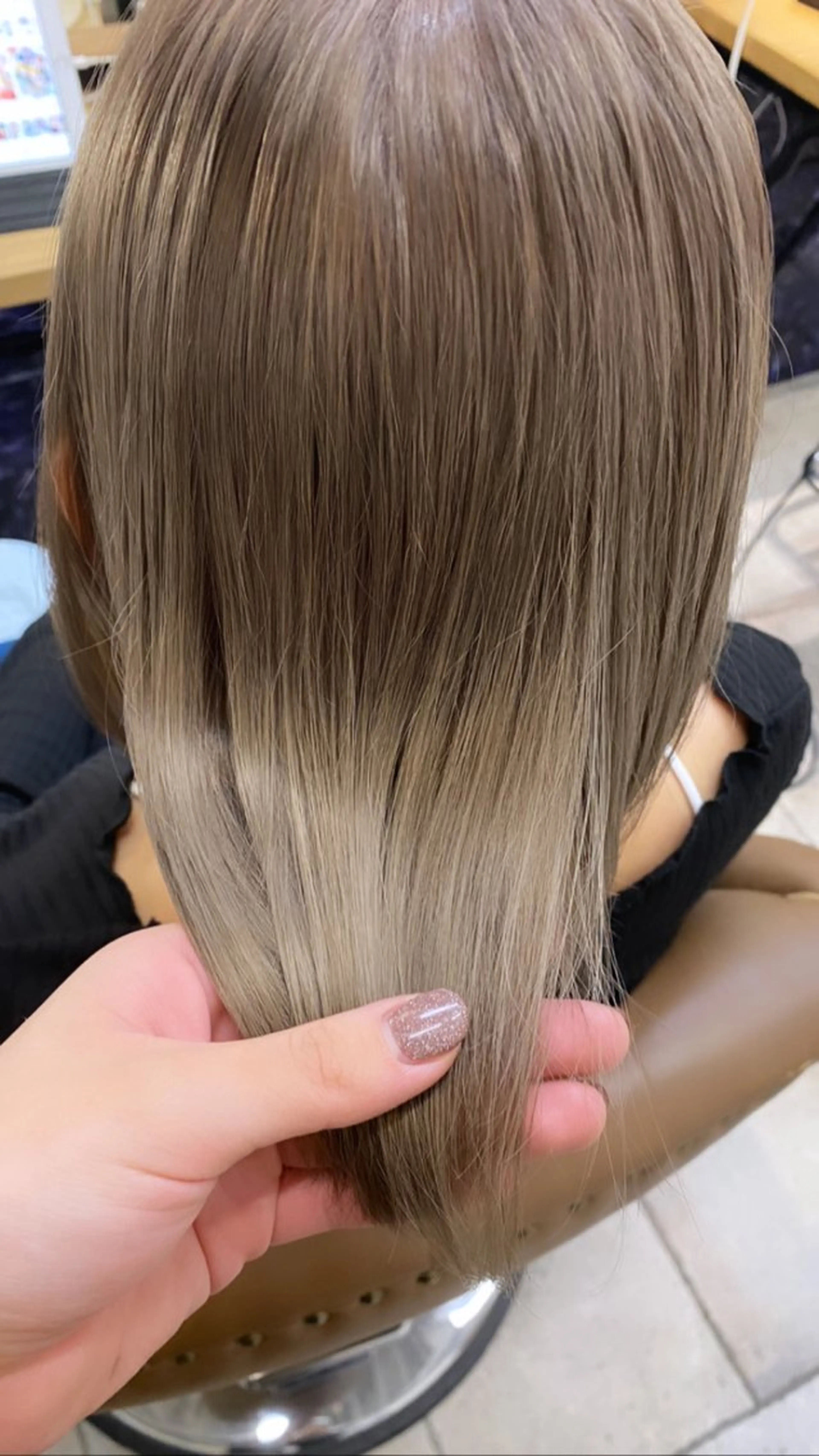 ショート カラー ベージュカラー ホワイトベージュ ヘアカラー 💎長谷川 優羽💎のヘアスタイル