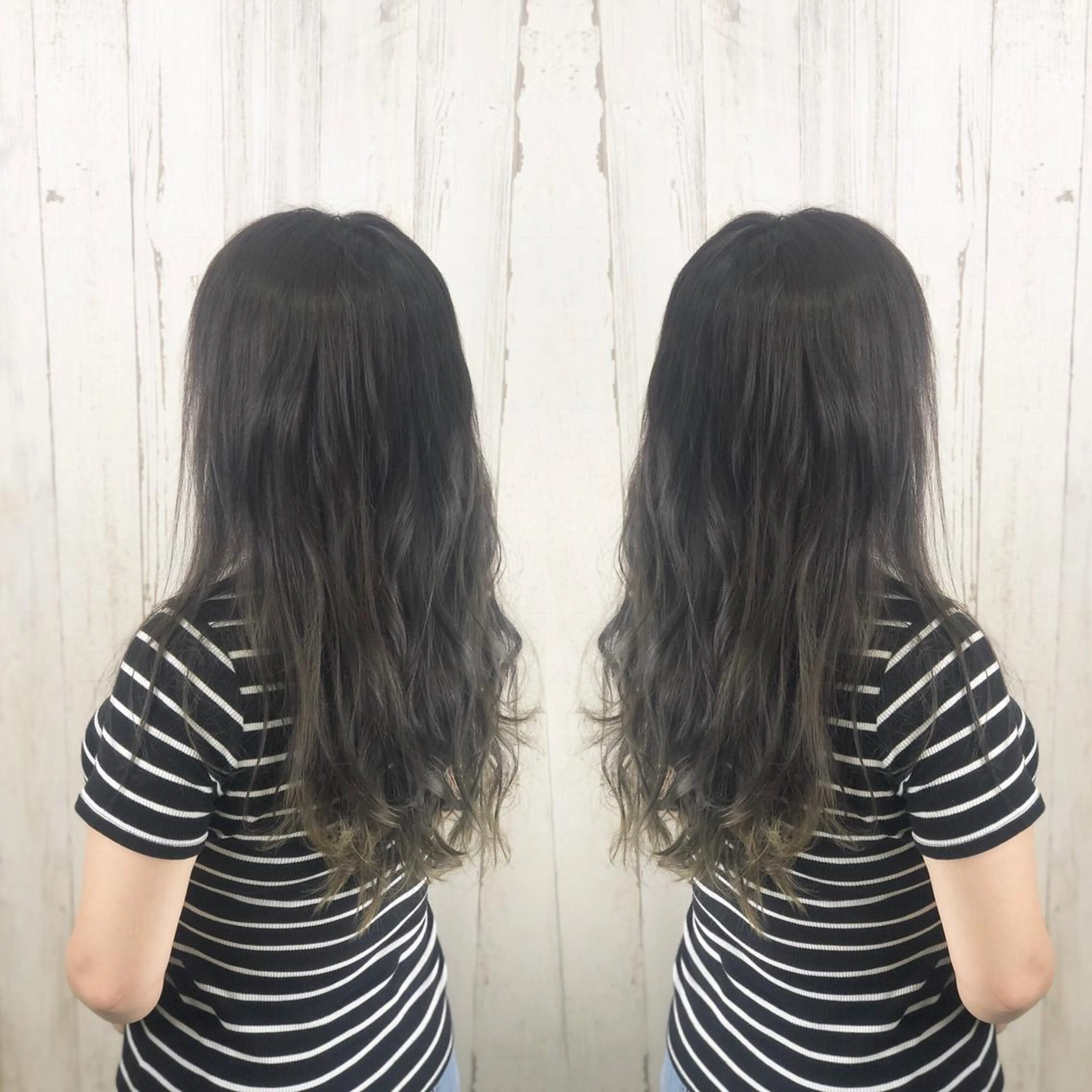 セミロング 必ず笑顔で帰っていた だきます！安田祐貴のヘアスタイル