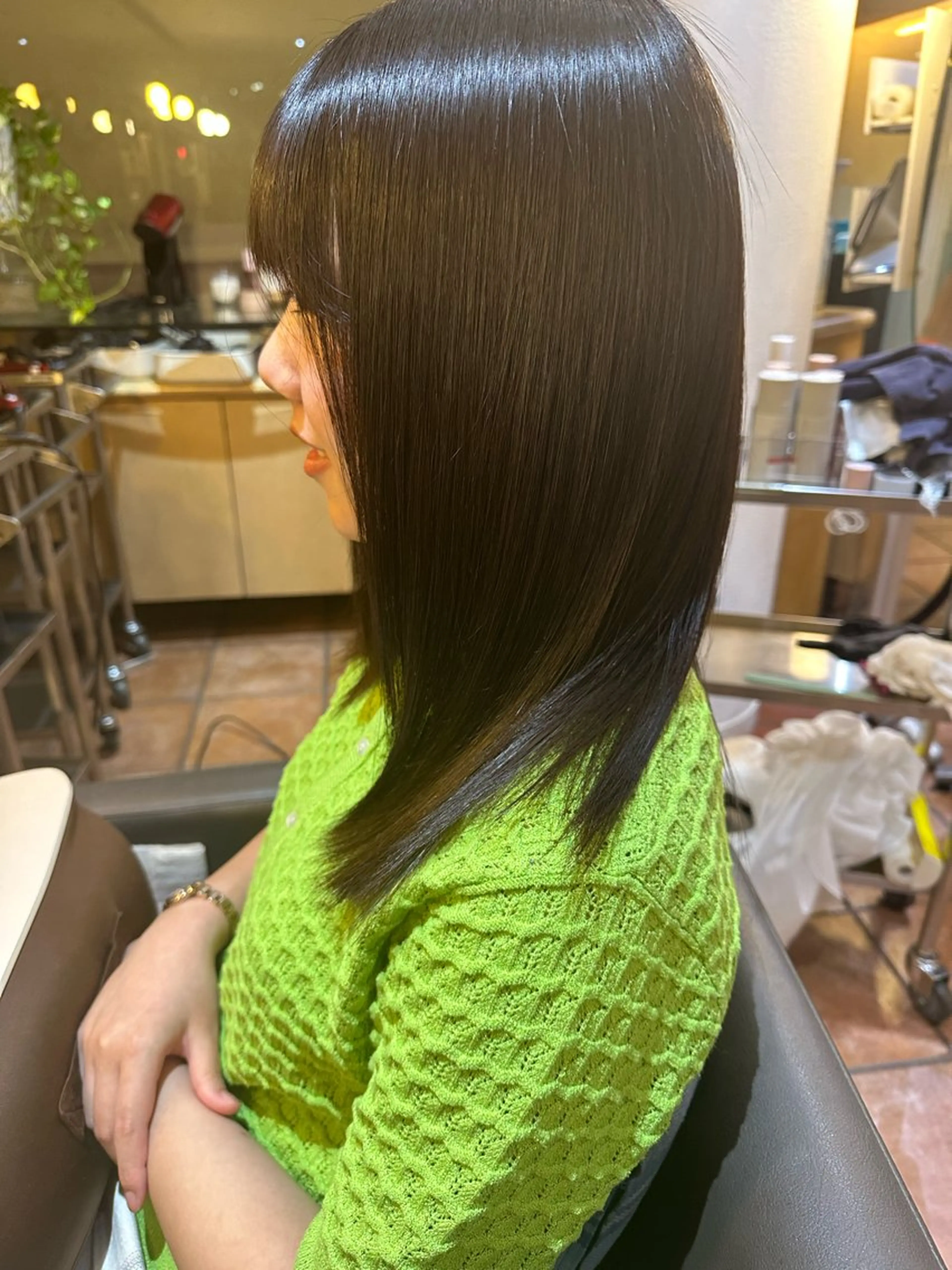 セミロング 縮毛矯正 🌸髪質改善🌸 Shuhei🗝♠のヘアスタイル