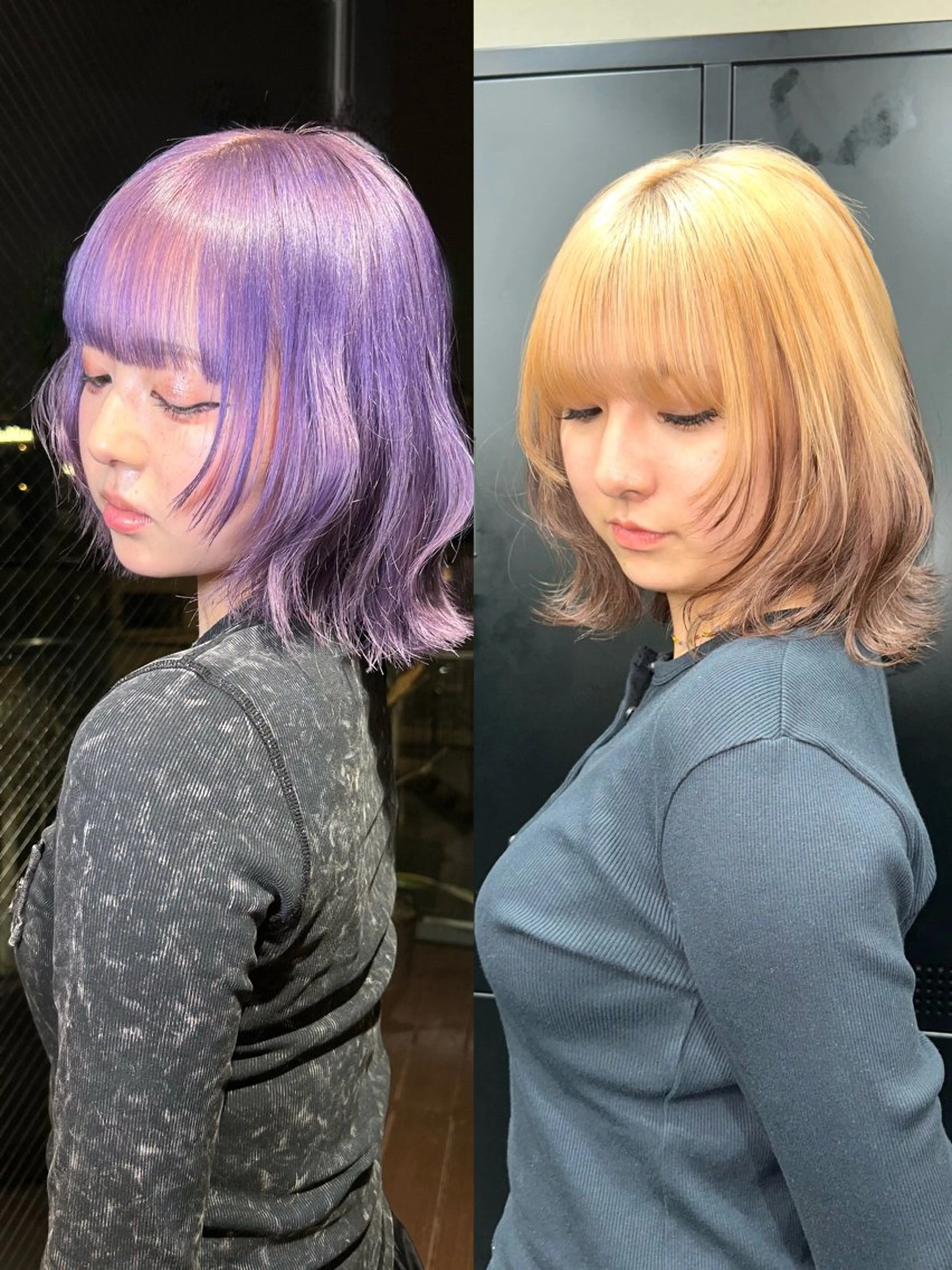 ミディアム ヘアカラー 鈴木 華奈のヘアスタイル