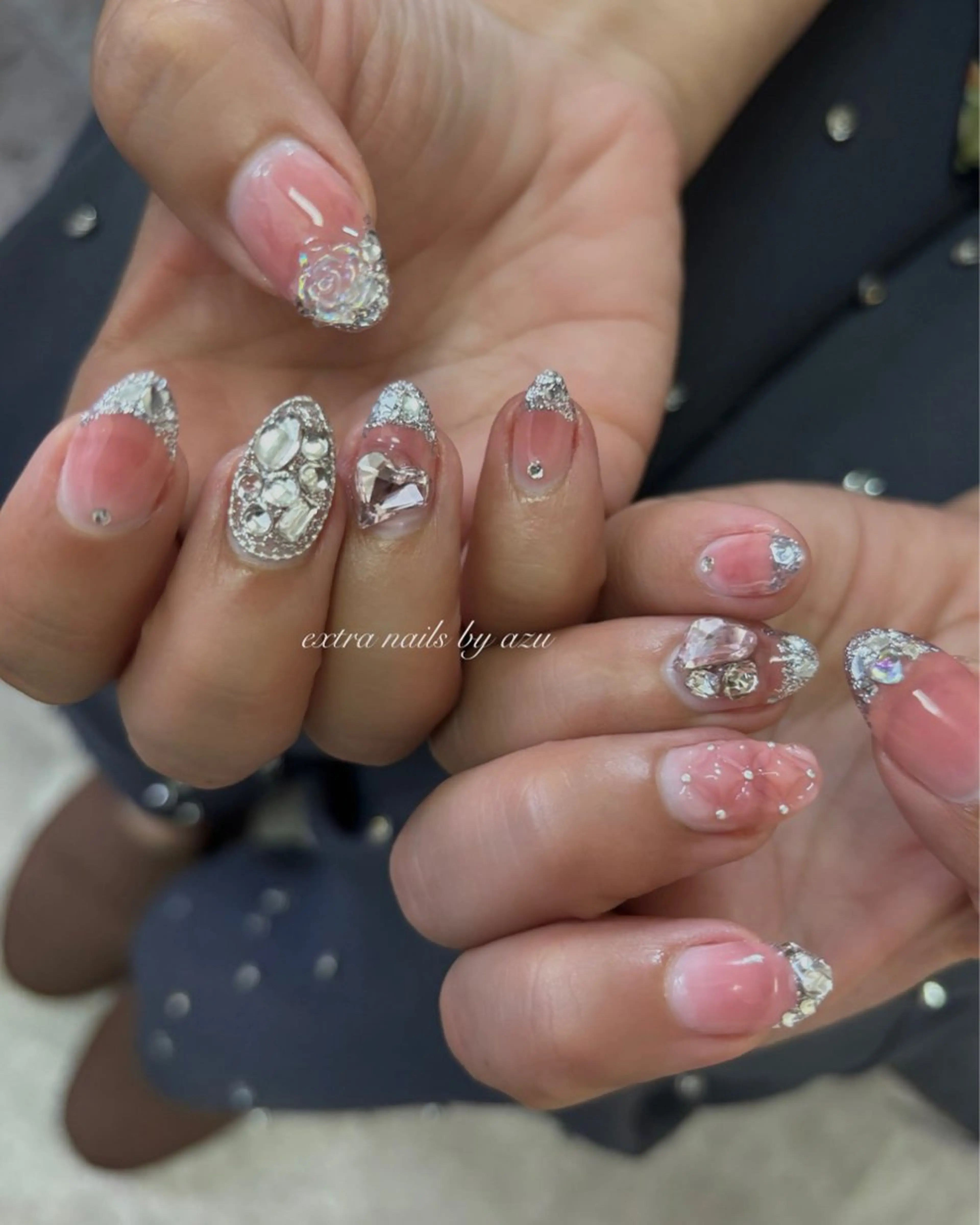 ネイル ワンホンネイル ハンドネイル extranails ／lemellaのネイルデザイン