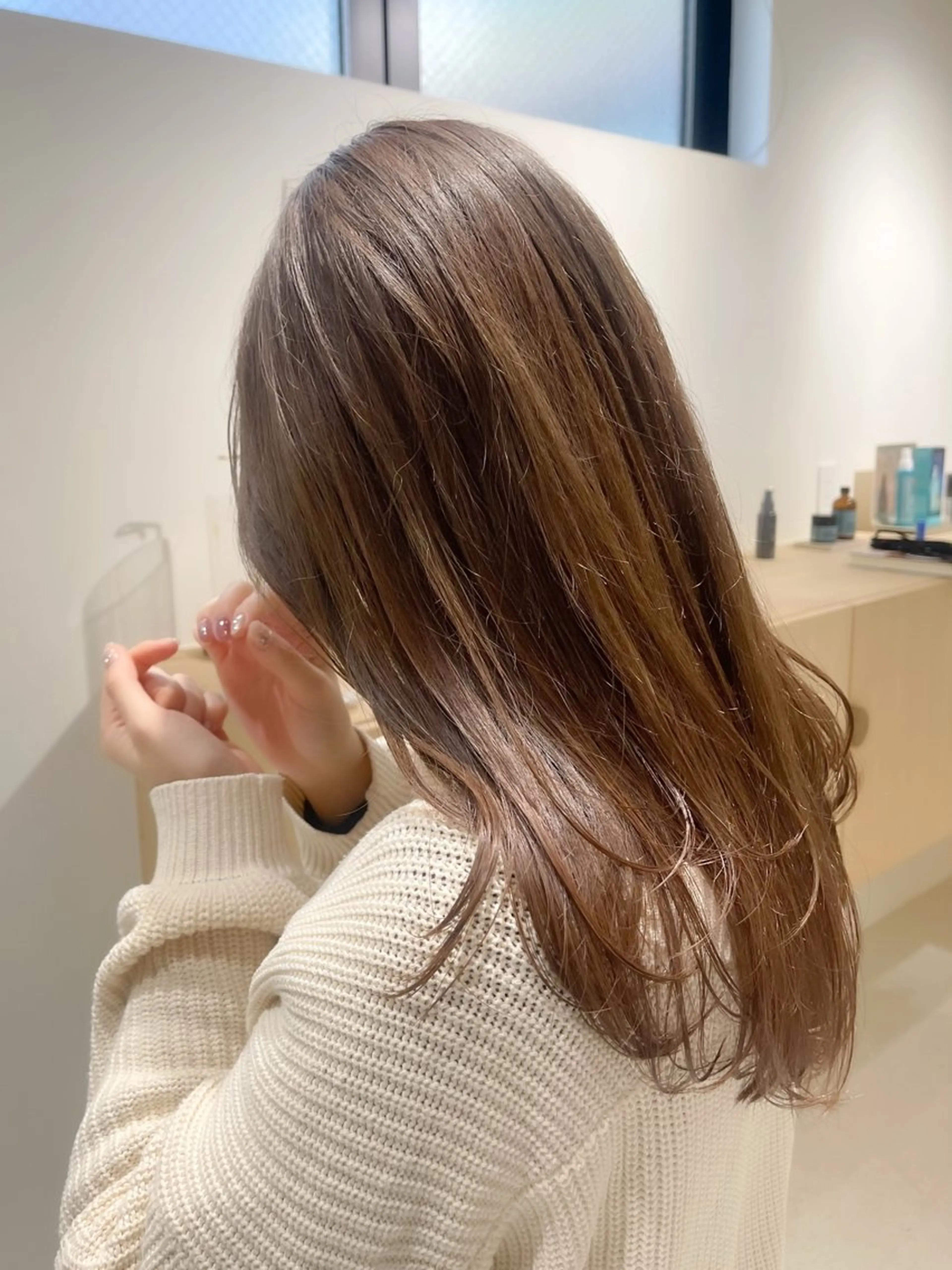 Wカラー+トリートメントの写真