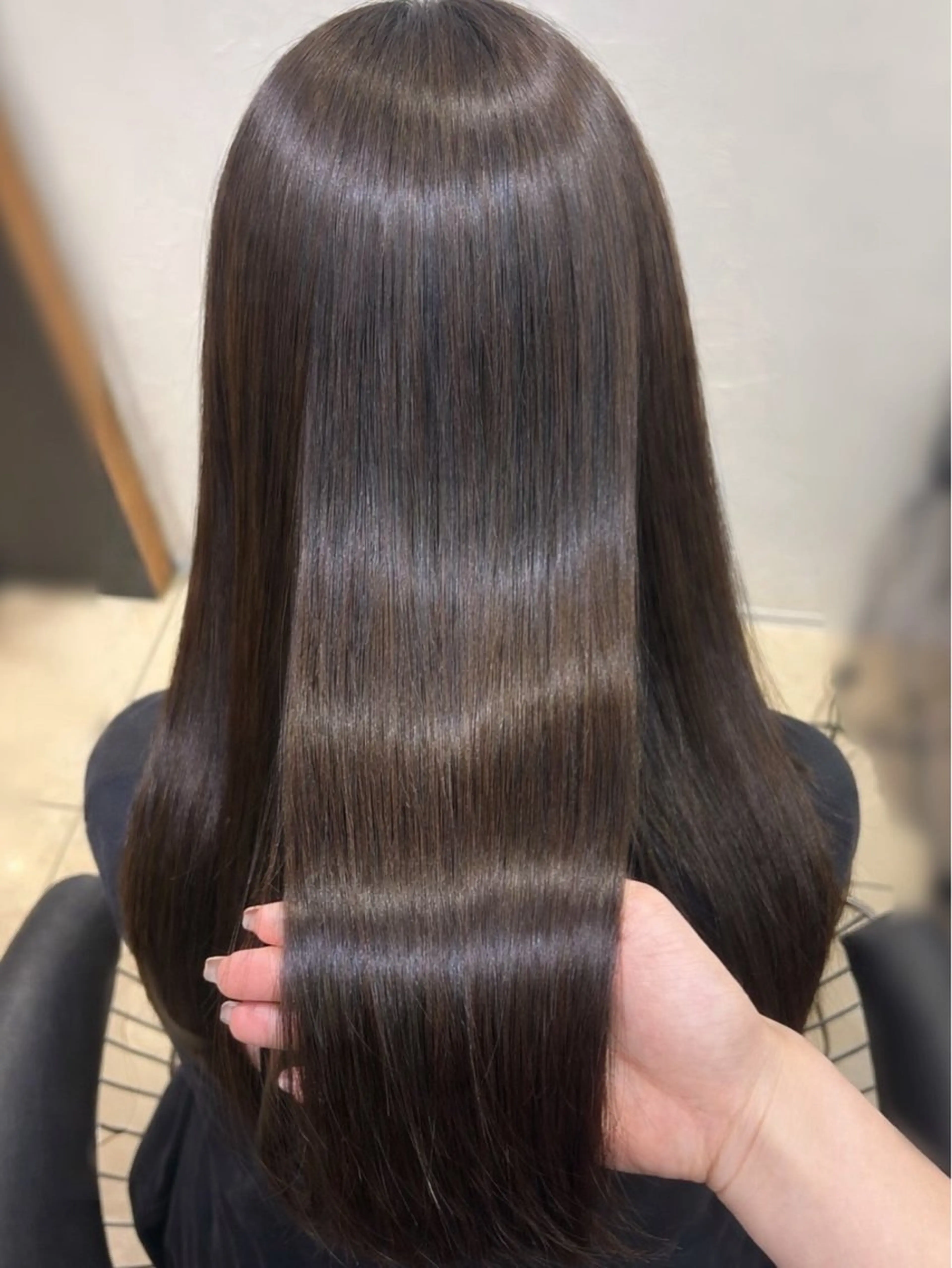 ロング カット トリートメント JUNA💜 /韓国 ヘア/艶髪/髪質改善のヘアスタイル