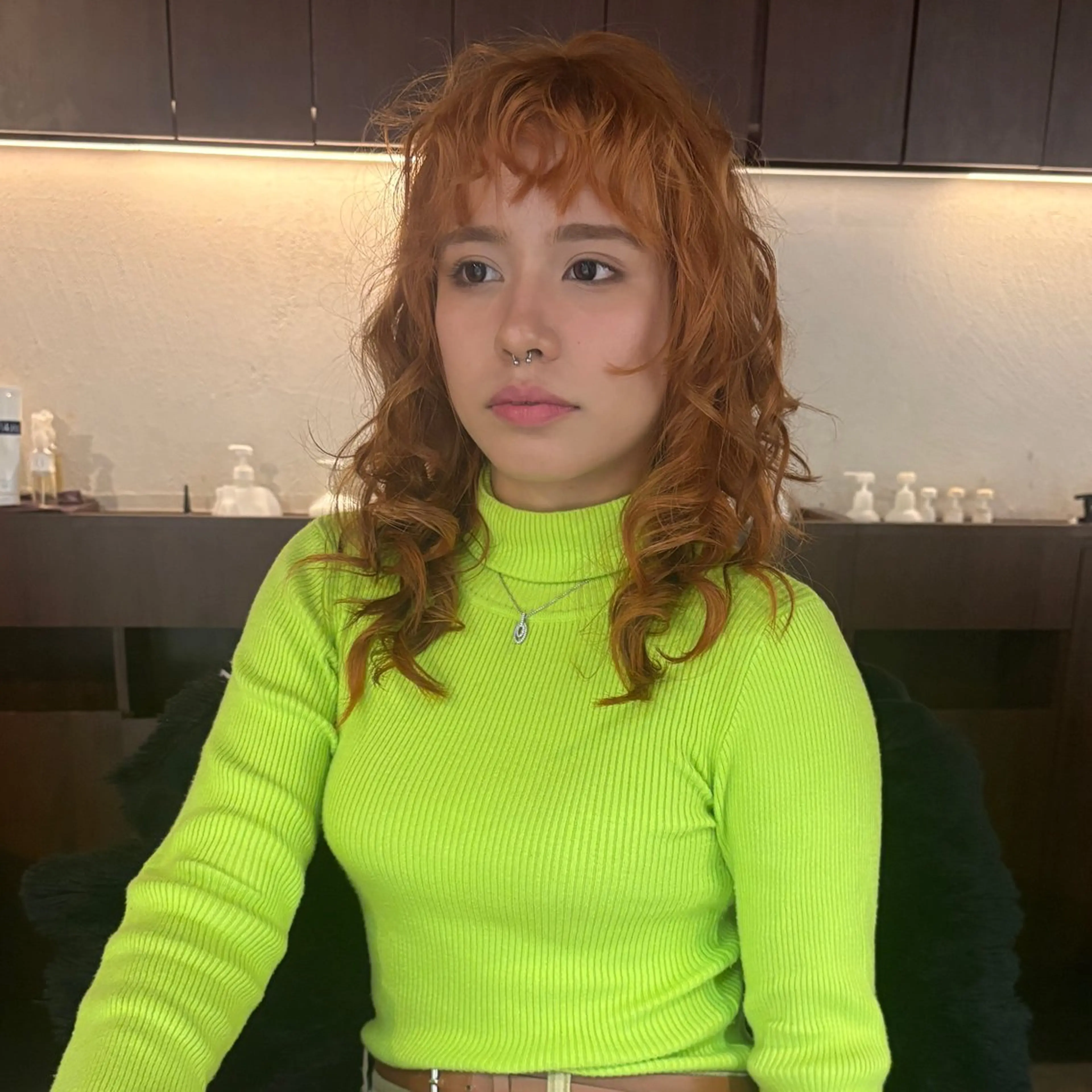 セミロング トリートメント 名古屋/落ちる黒 黒染め落としのヘアスタイル