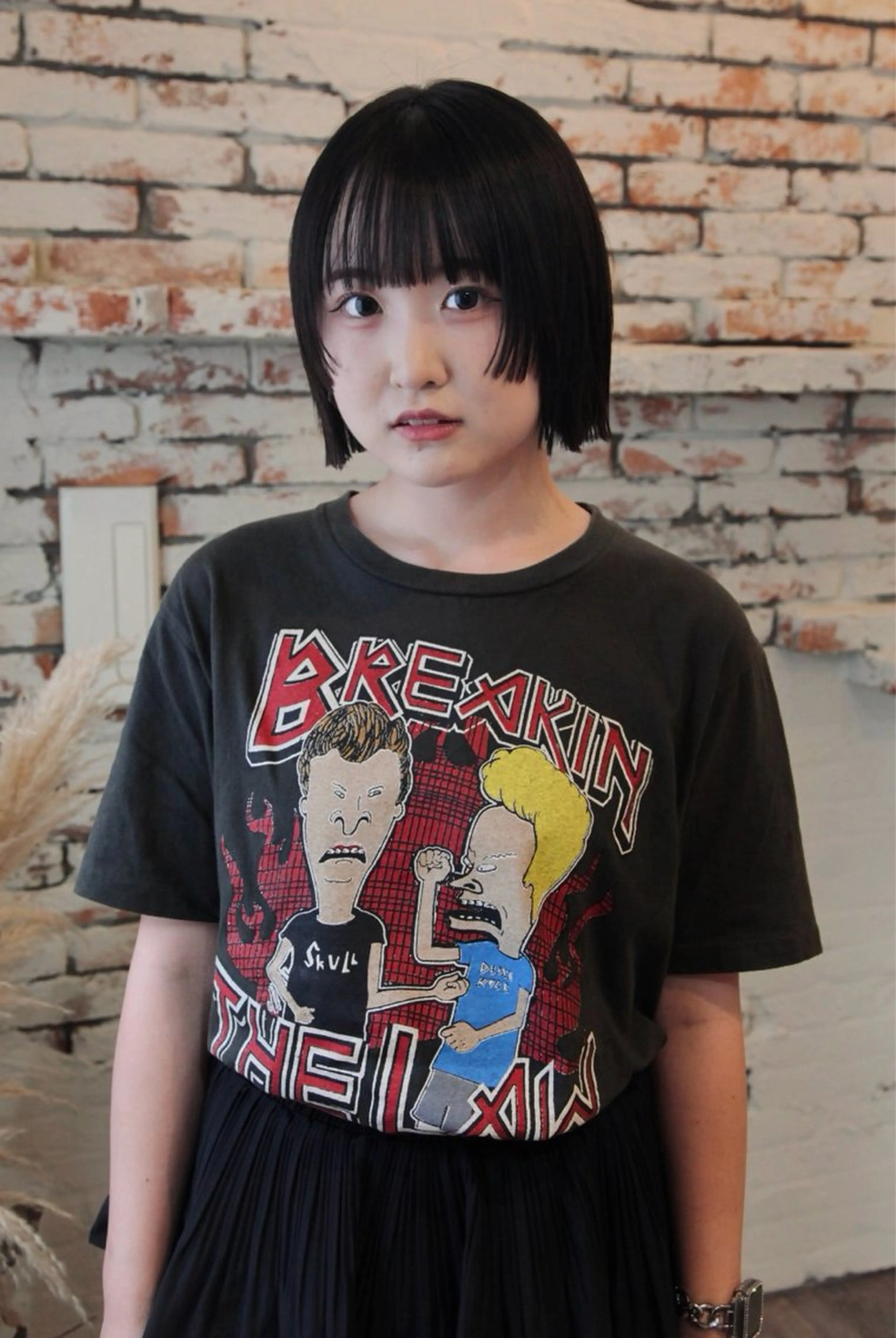 ショート ボブ カット デザインパーマ 藤田和樹のヘアスタイル