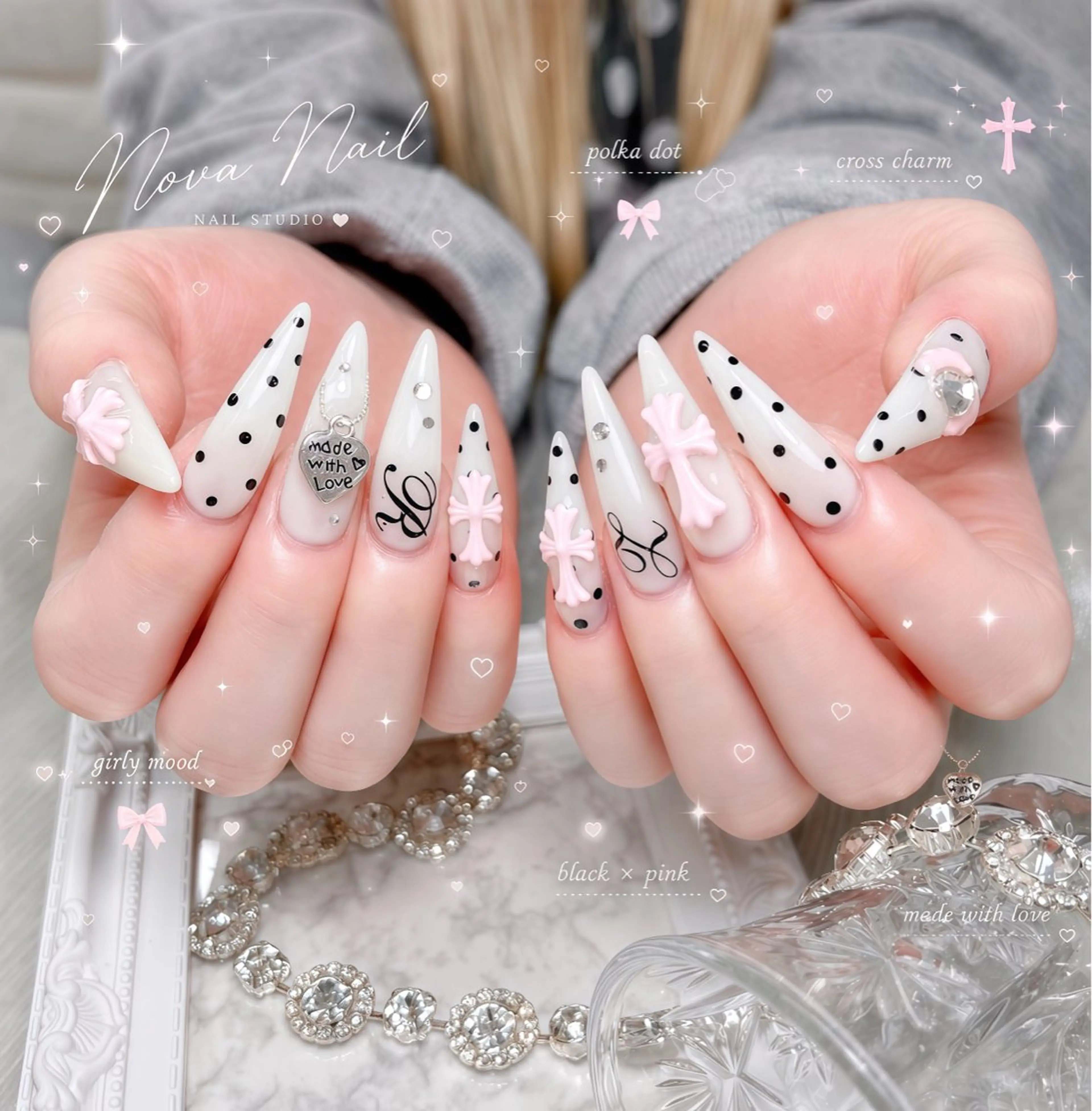 ネイル ハンドネイル ハンドケア Nova Nail Nambaのネイルデザイン