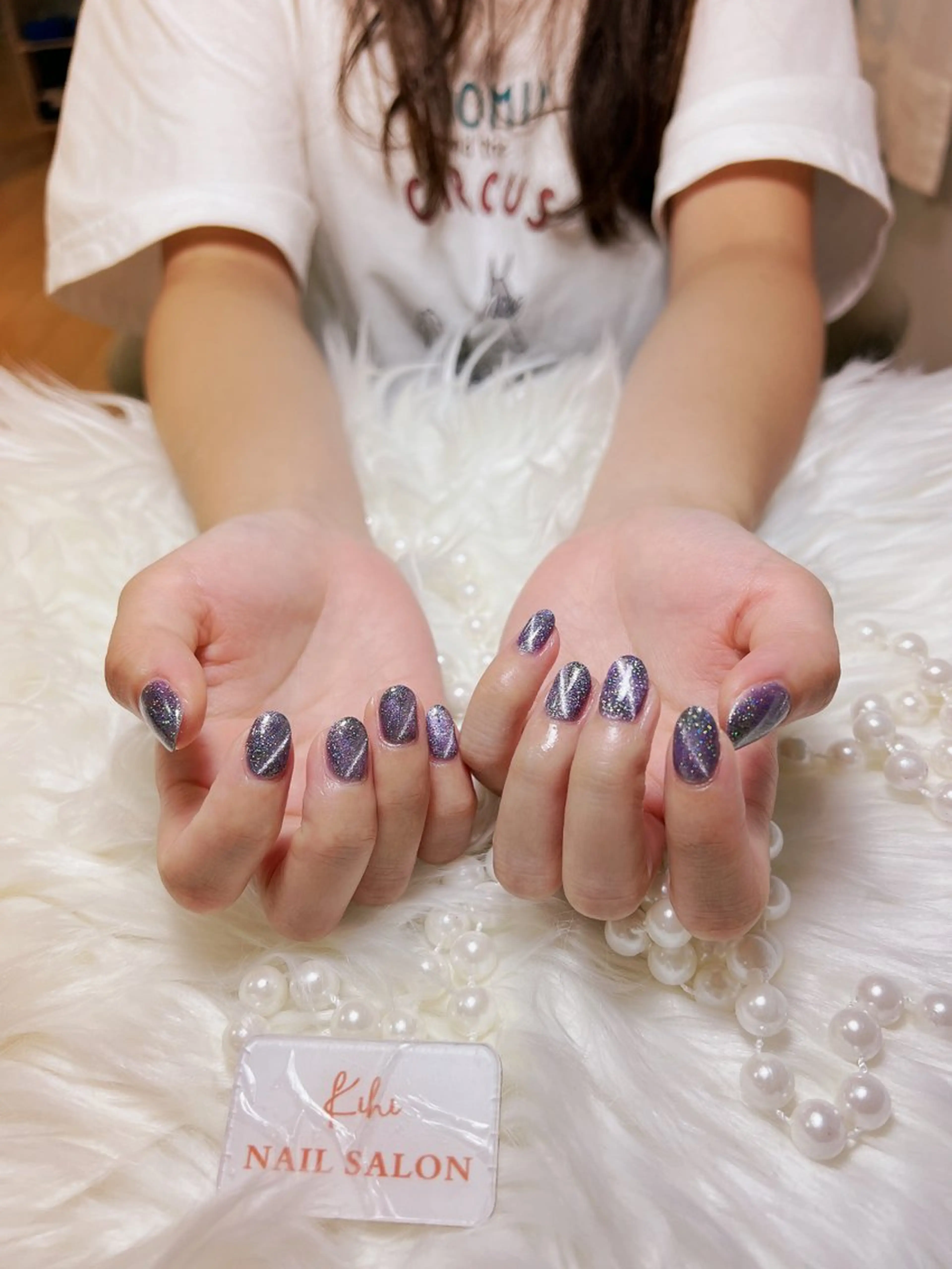 ネイル マグネットネイル 米澤 ハナユキのネイルデザイン