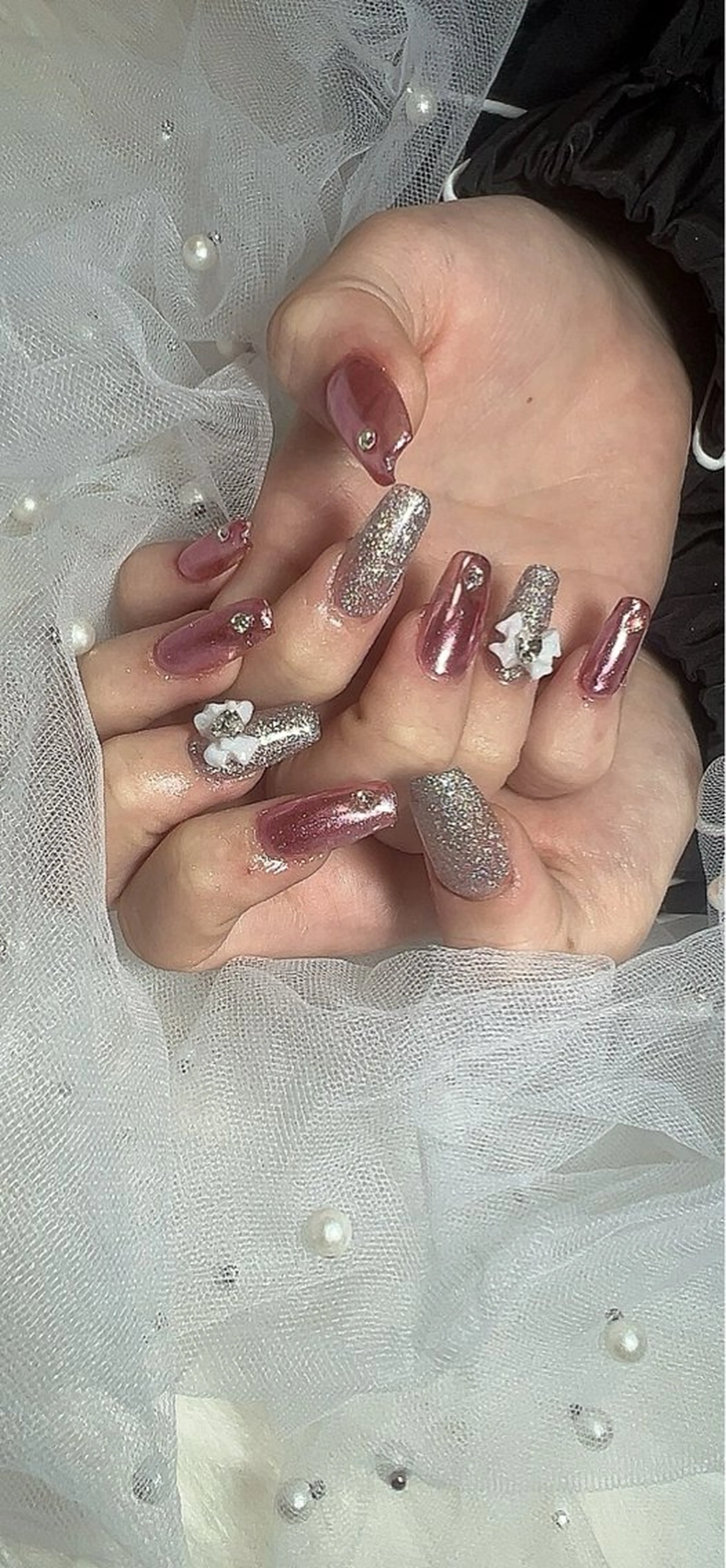 ネイル ミラーネイル Ruana Nailのネイルデザイン