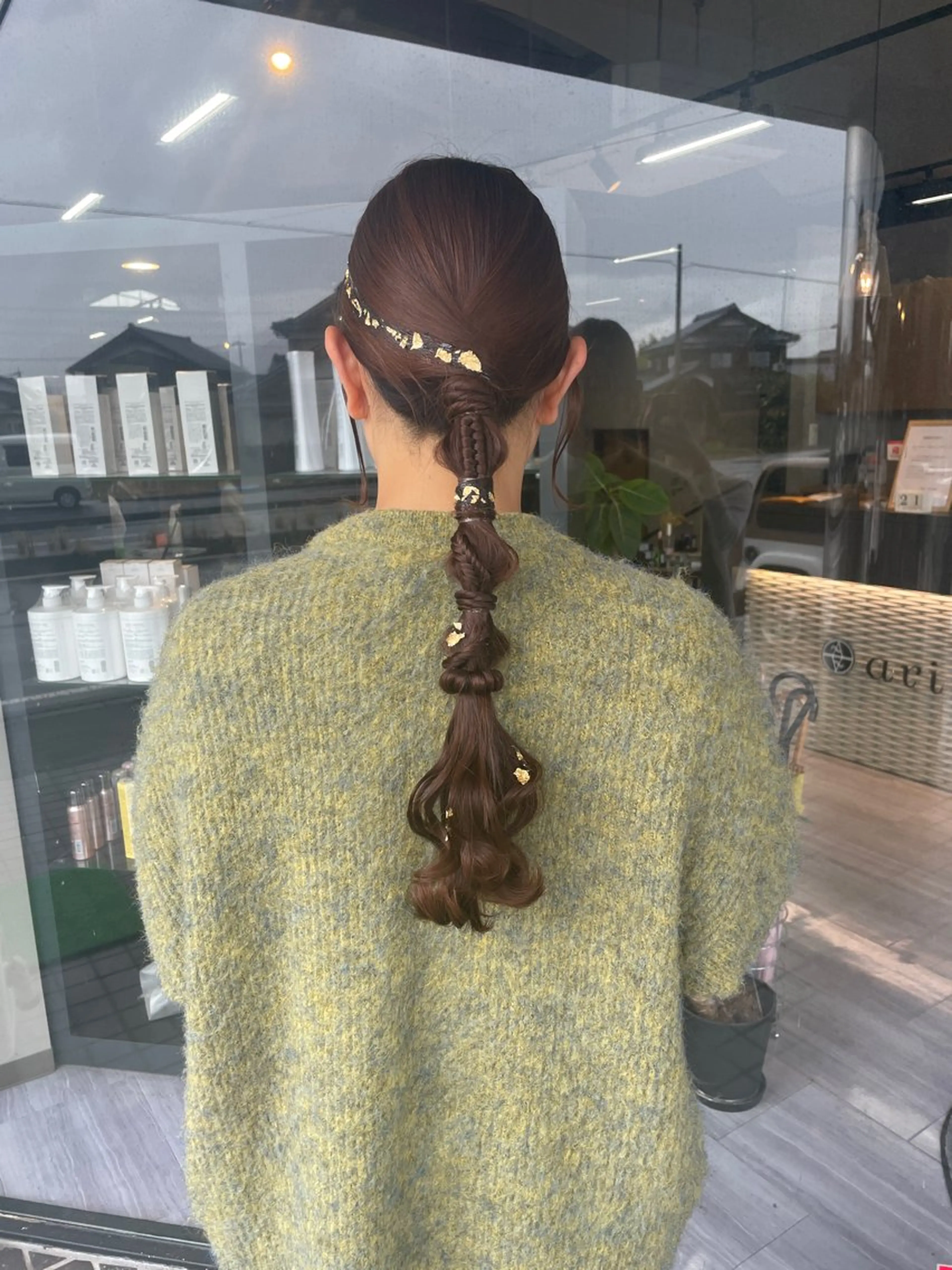 ロング ヘアアレンジ マキノ キョウカのヘアスタイル