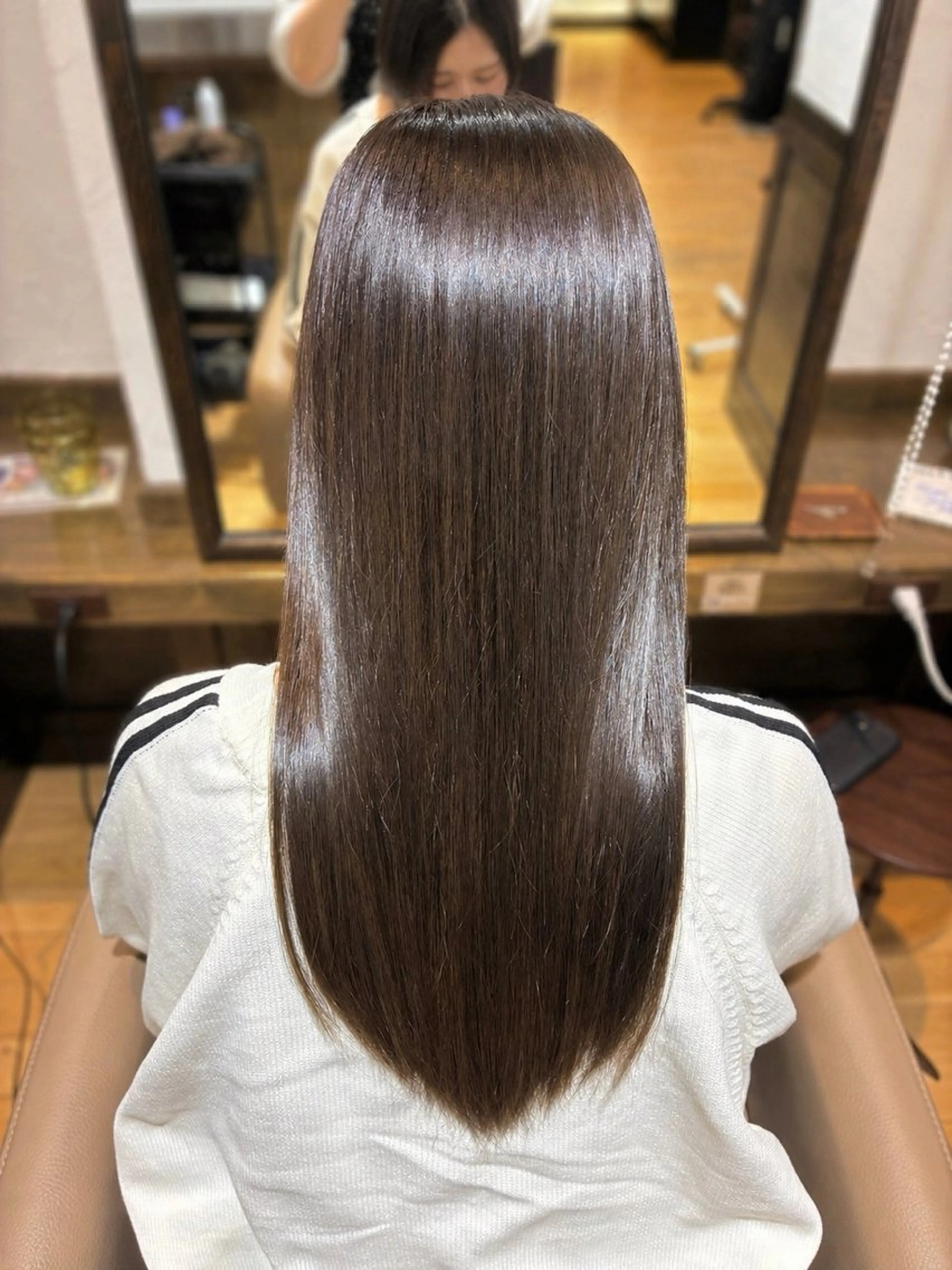 ロング カラー 髪質改善 カット ヘアカラー トリートメント 🩷愛咲🩷レイヤー /透明感カラーのヘアスタイル