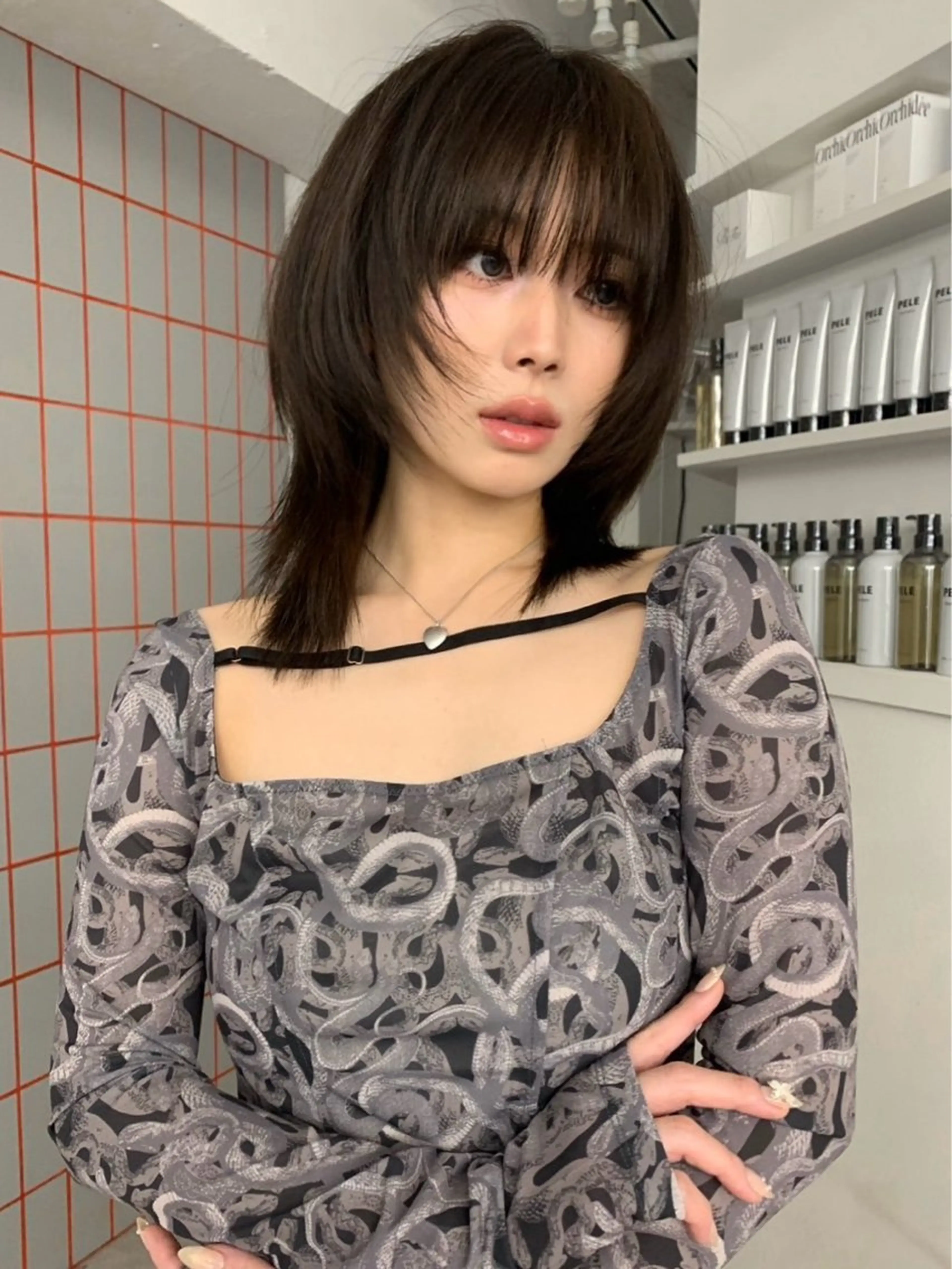 セミロング 山田 京介のヘアスタイル