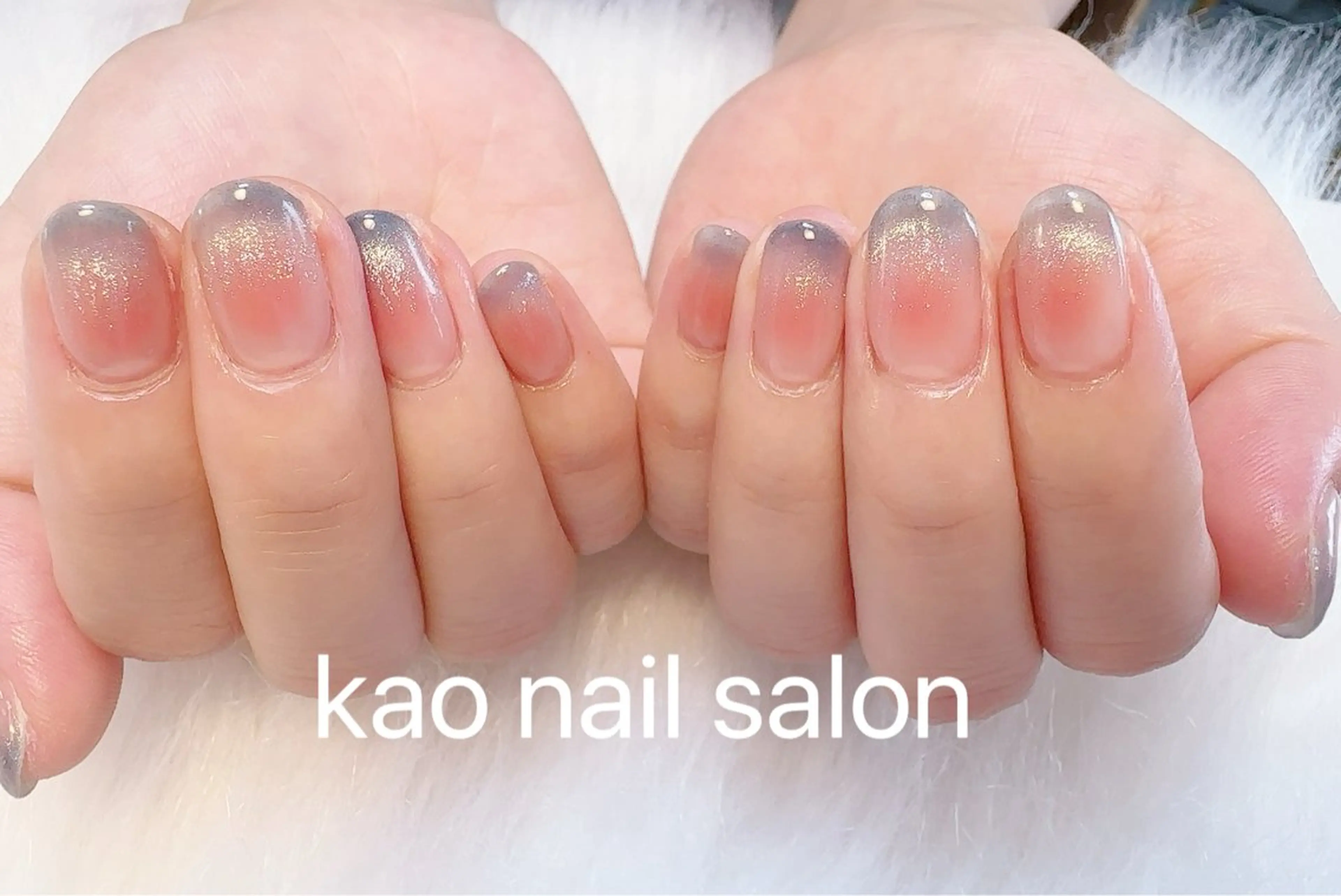ネイル ハンドネイル kao nail マグネット/長さだしのネイルデザイン