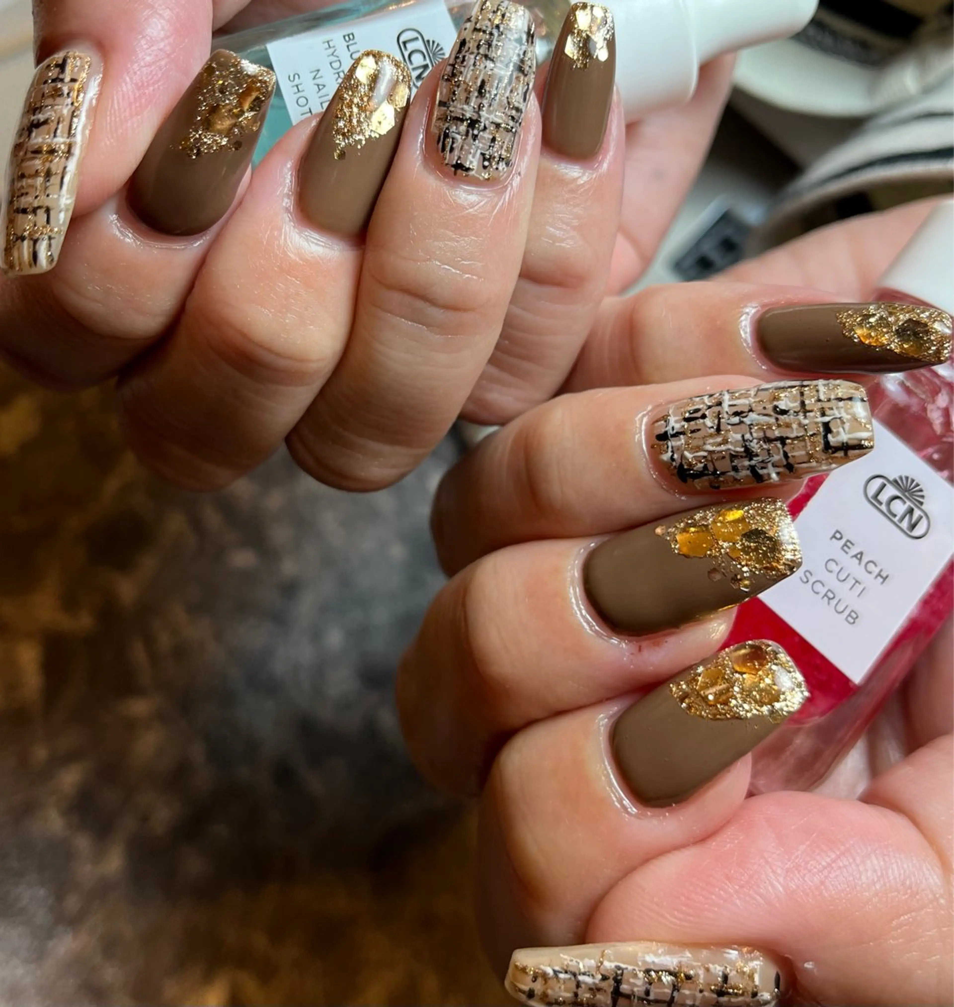 ネイル ツイードネイル ハンドネイル dada nail ダダネイルのネイルデザイン