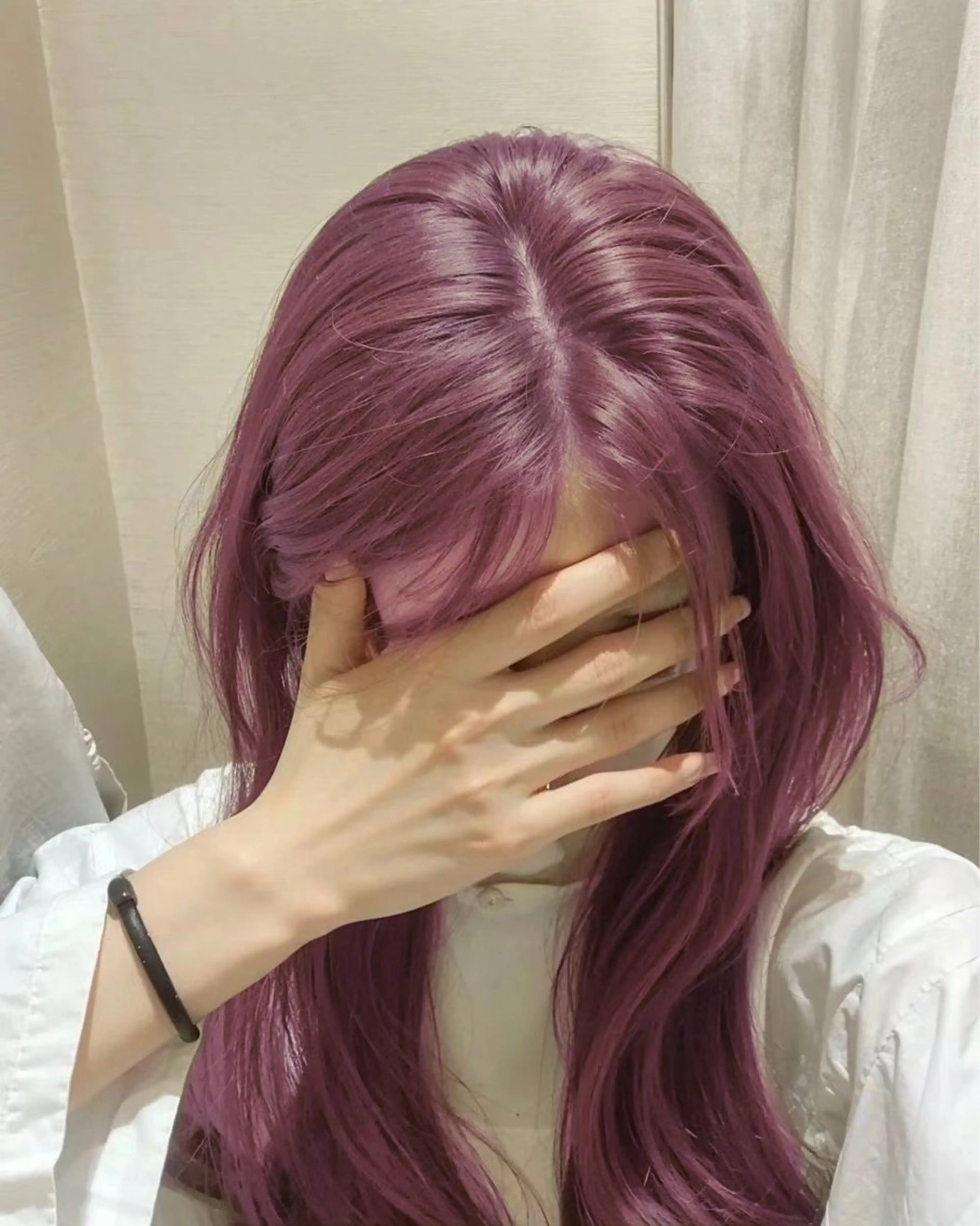 カラー ヘアカラー トリートメント ヘアセット 韓国ワンホンヘア 🎀SHIONEのヘアスタイル