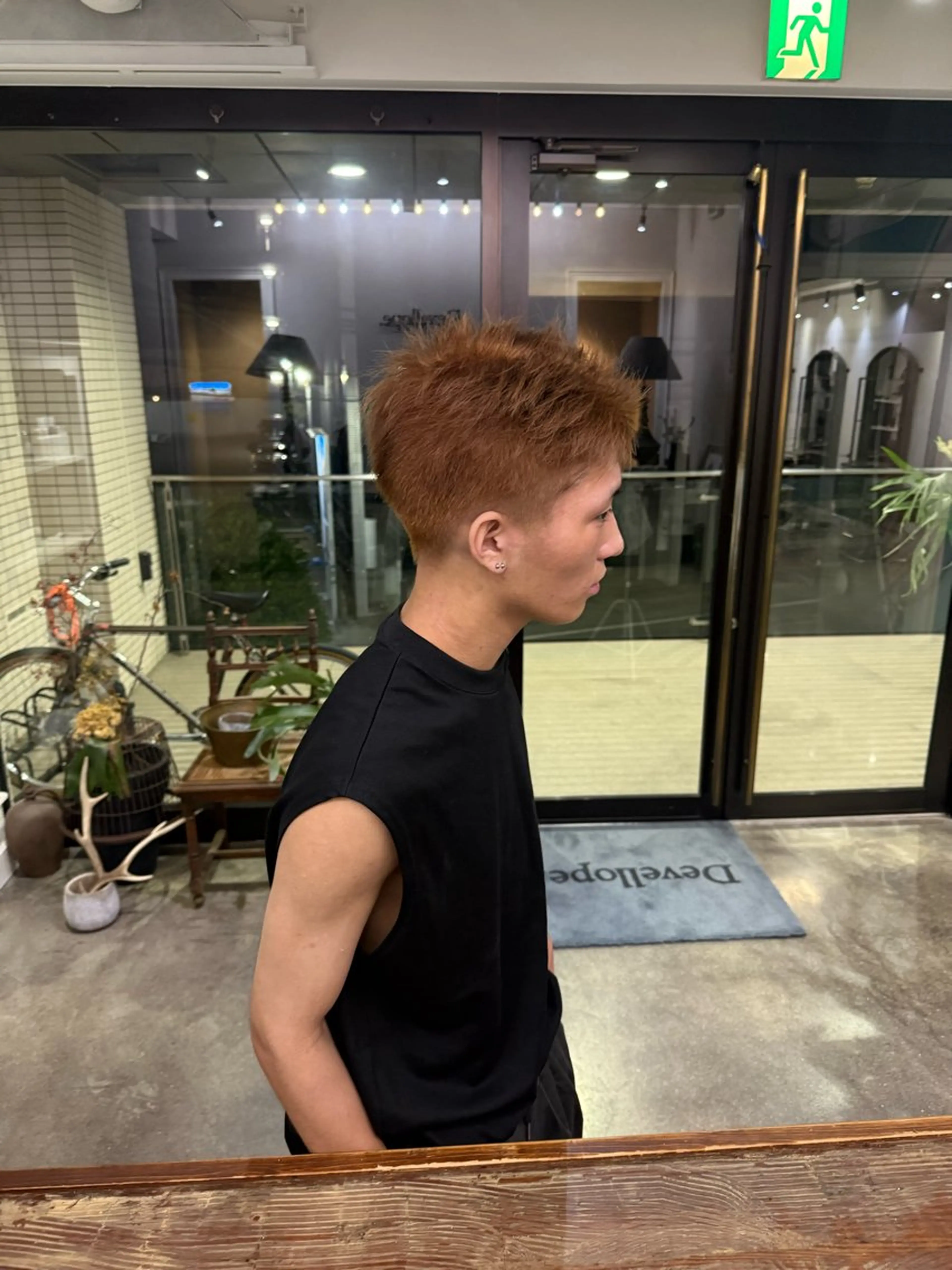 カラー ヘアカラー 北條 太基のヘアスタイル