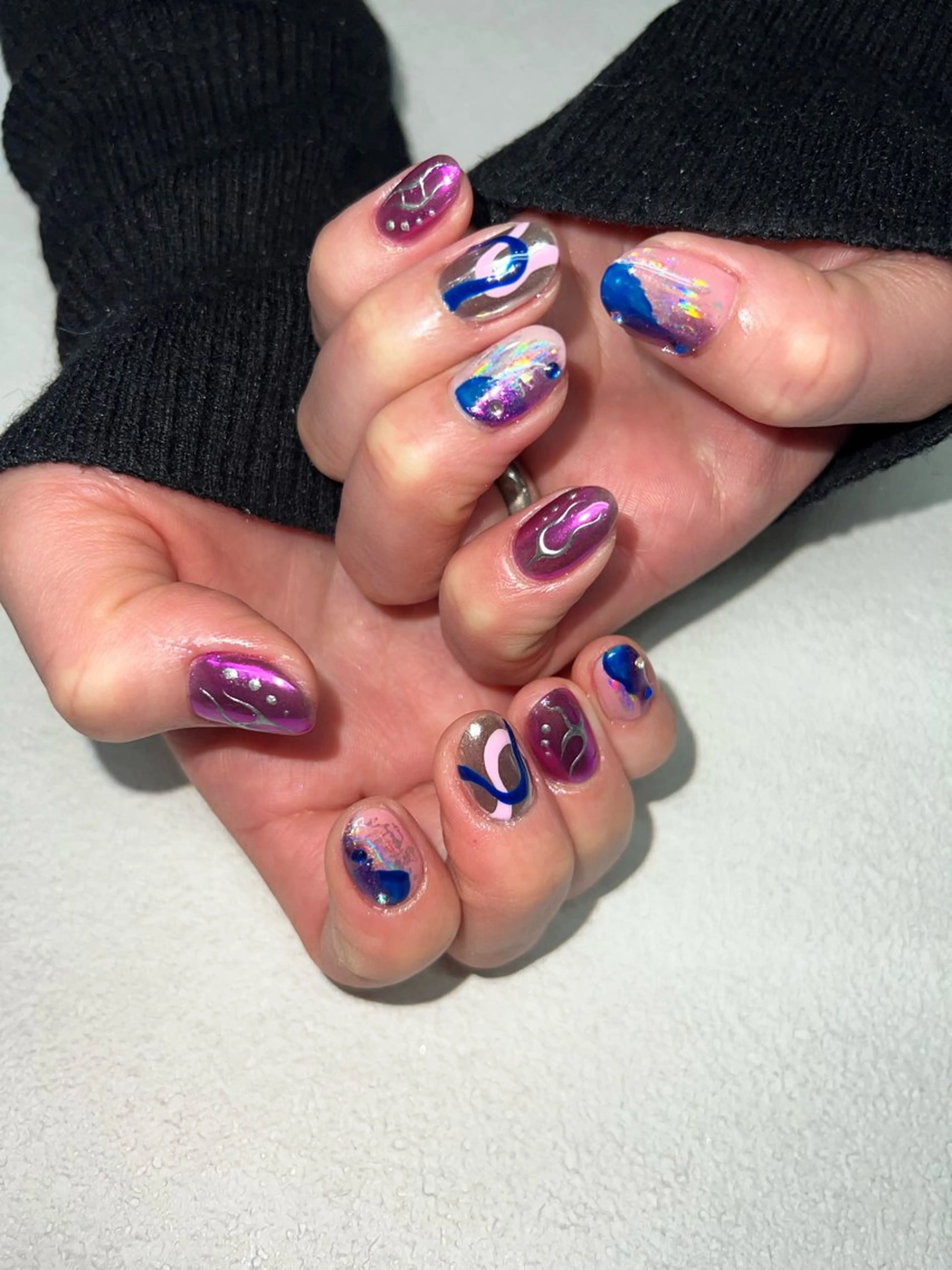 ネイル ハンドネイル Nes.nail 池袋所属・Nes.nail 長谷のネイルデザイン