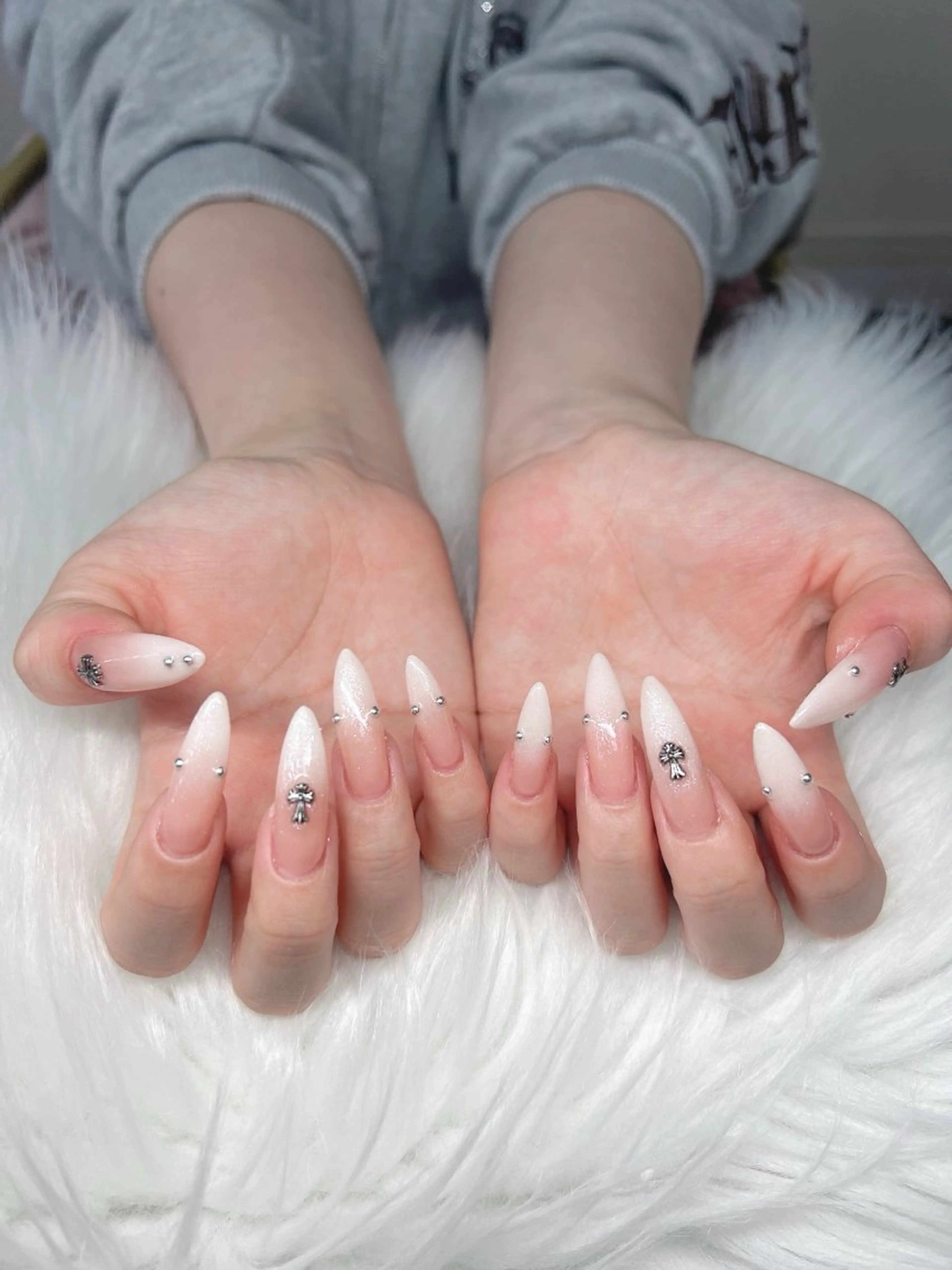 ネイル ハンドネイル Lee Nails チップ長さだし専門店のネイルデザイン