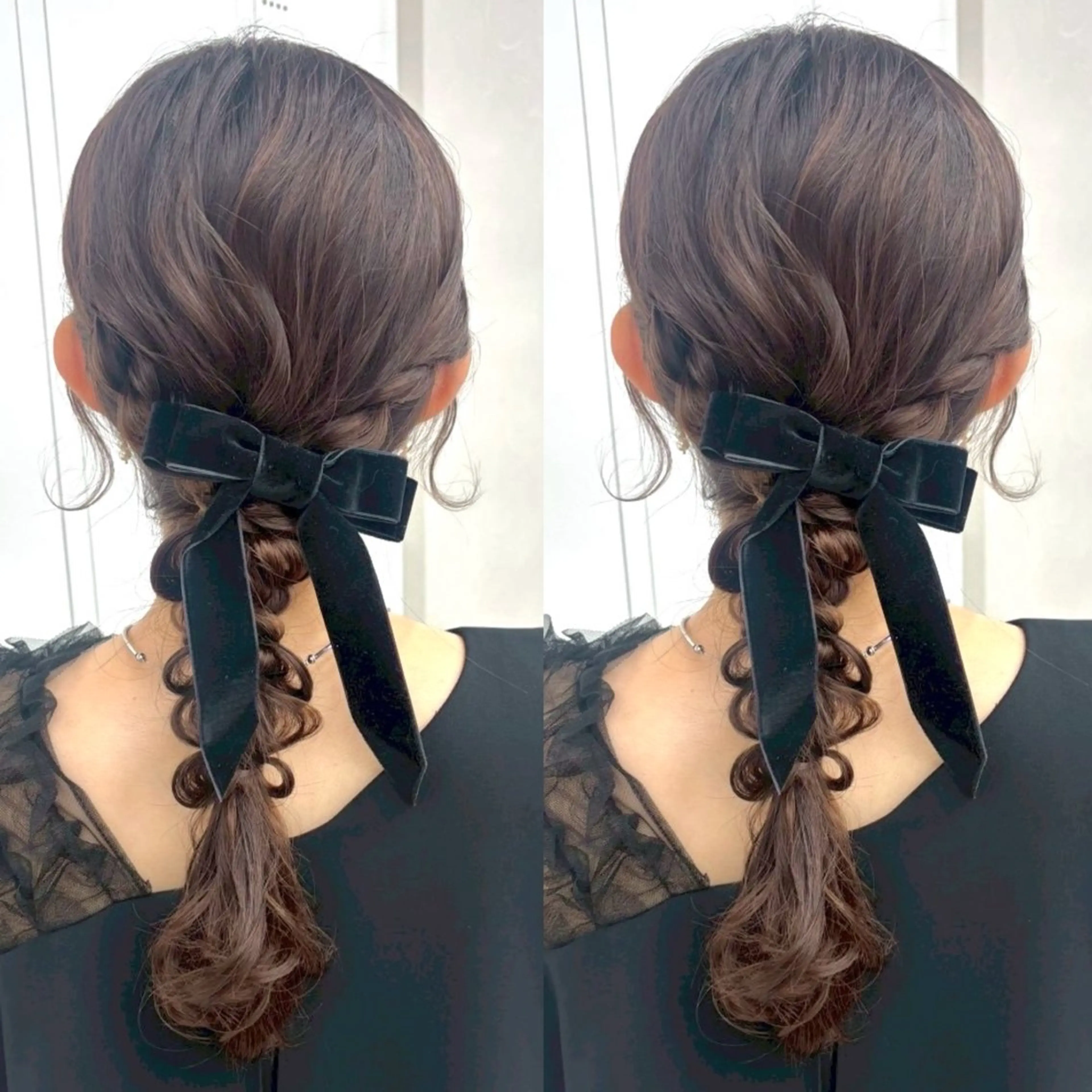 ロング ヘアアレンジ ヘアセット ヘアメ🎀推しカラー 🥣横浜/しほ🧸のヘアスタイル