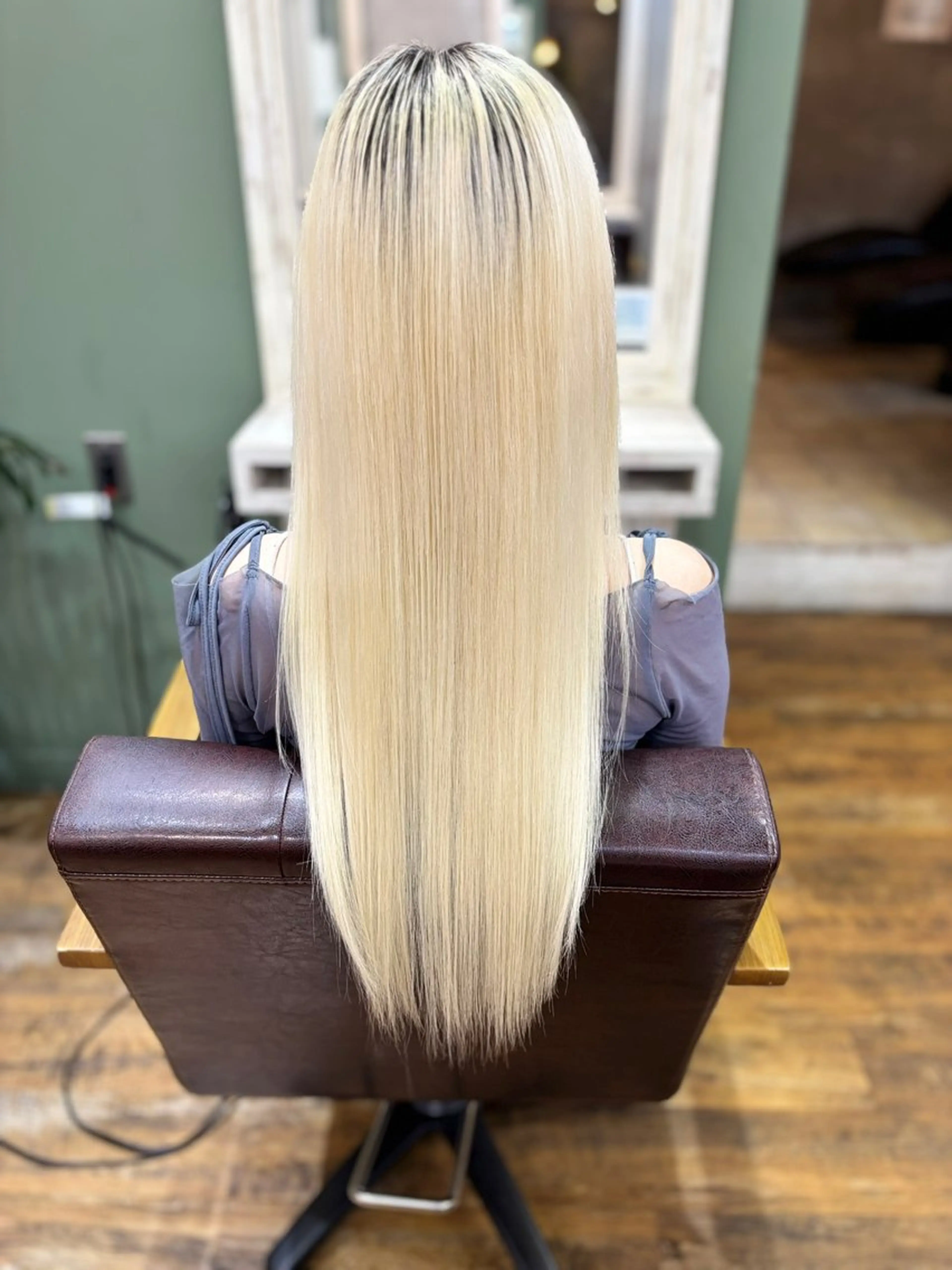 ロング カラー カット ヘアカラー トリートメント 極艶透明感カラー🐰 髪質改善/出雲つぐみのヘアスタイル