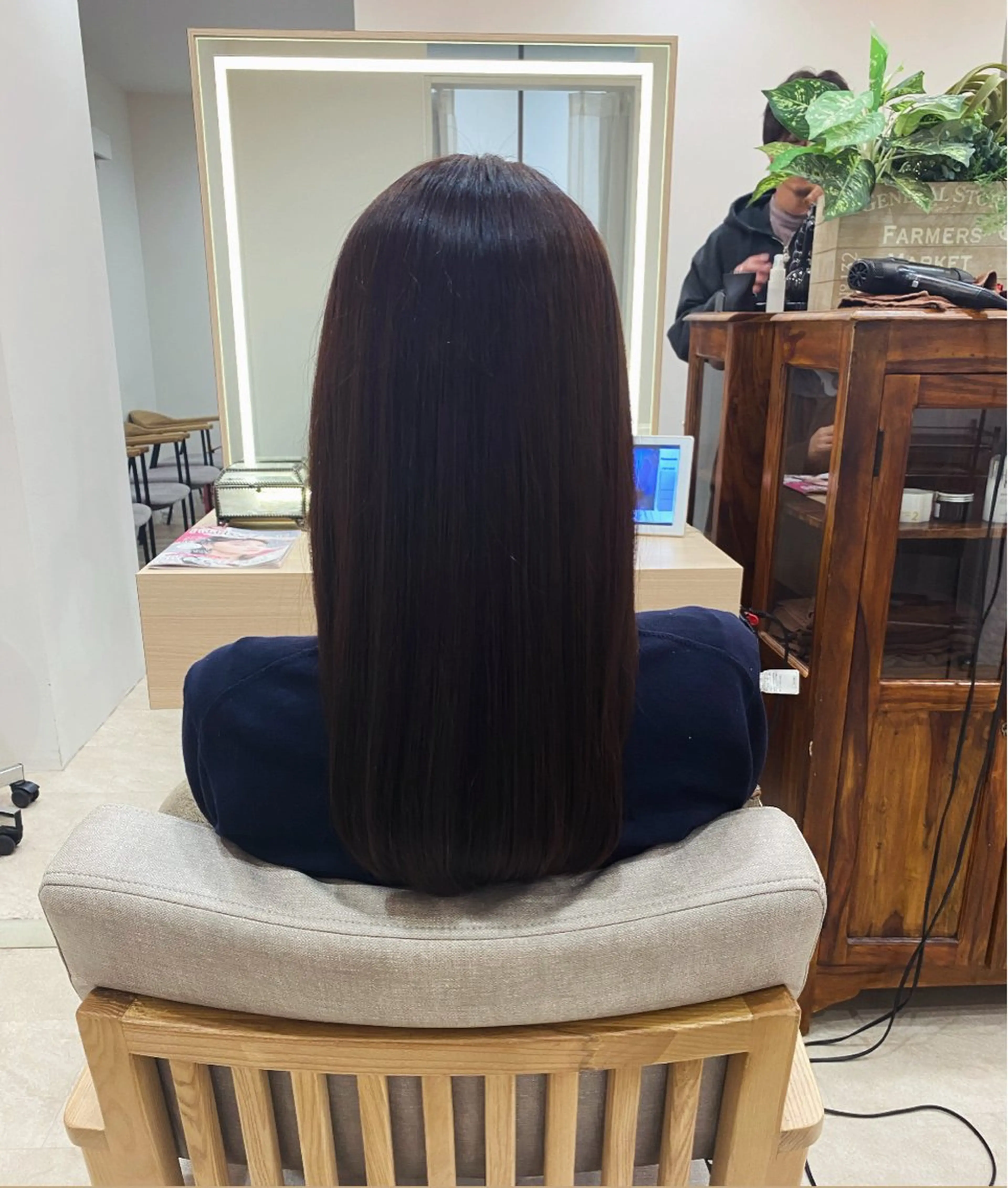 カラー 庄司 陽子のヘアスタイル