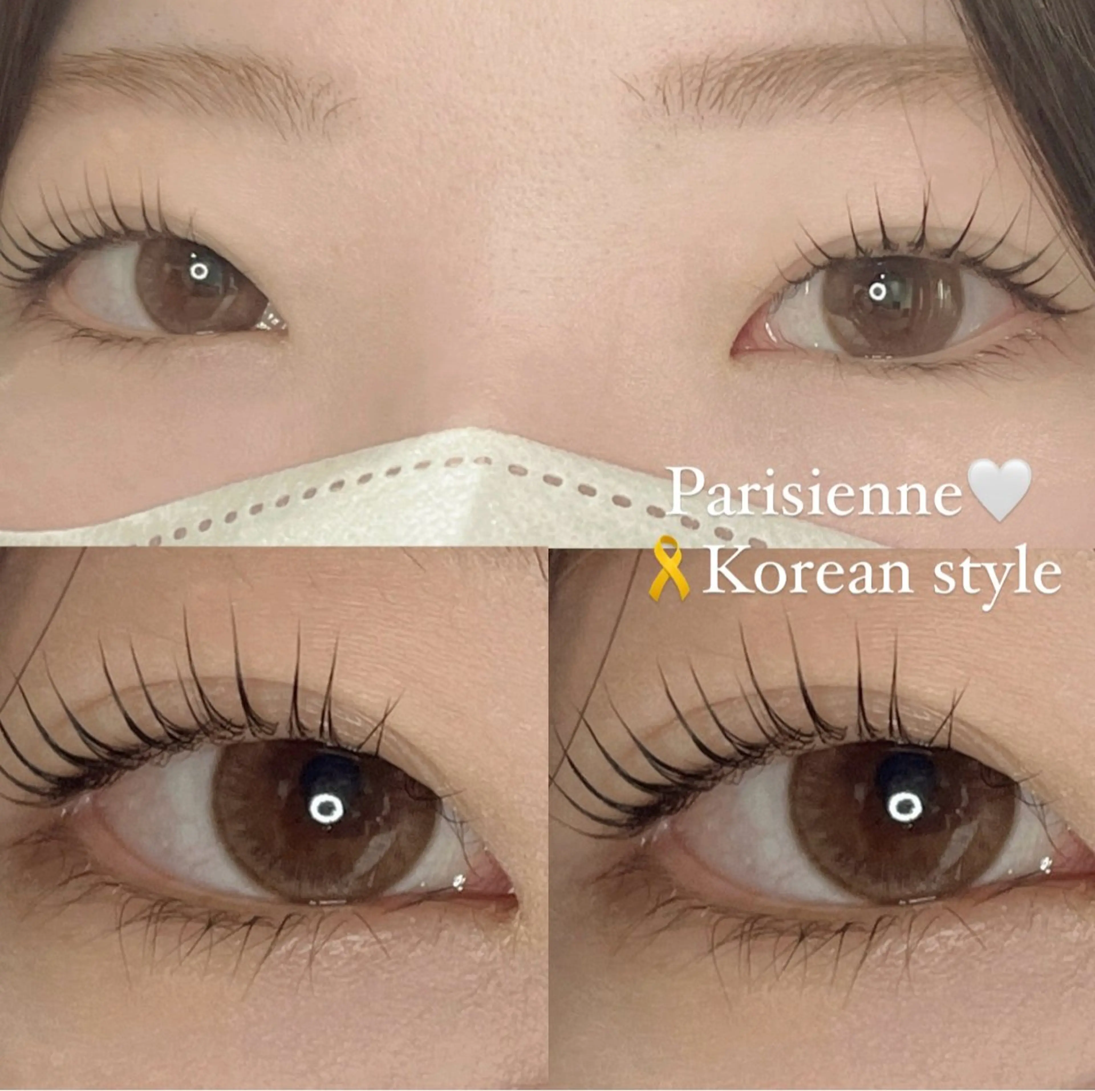 マツエク・マツパ 束感まつ毛 パリジェンヌラッシュリフト crescent eye aのマツエク・マツパデザイン