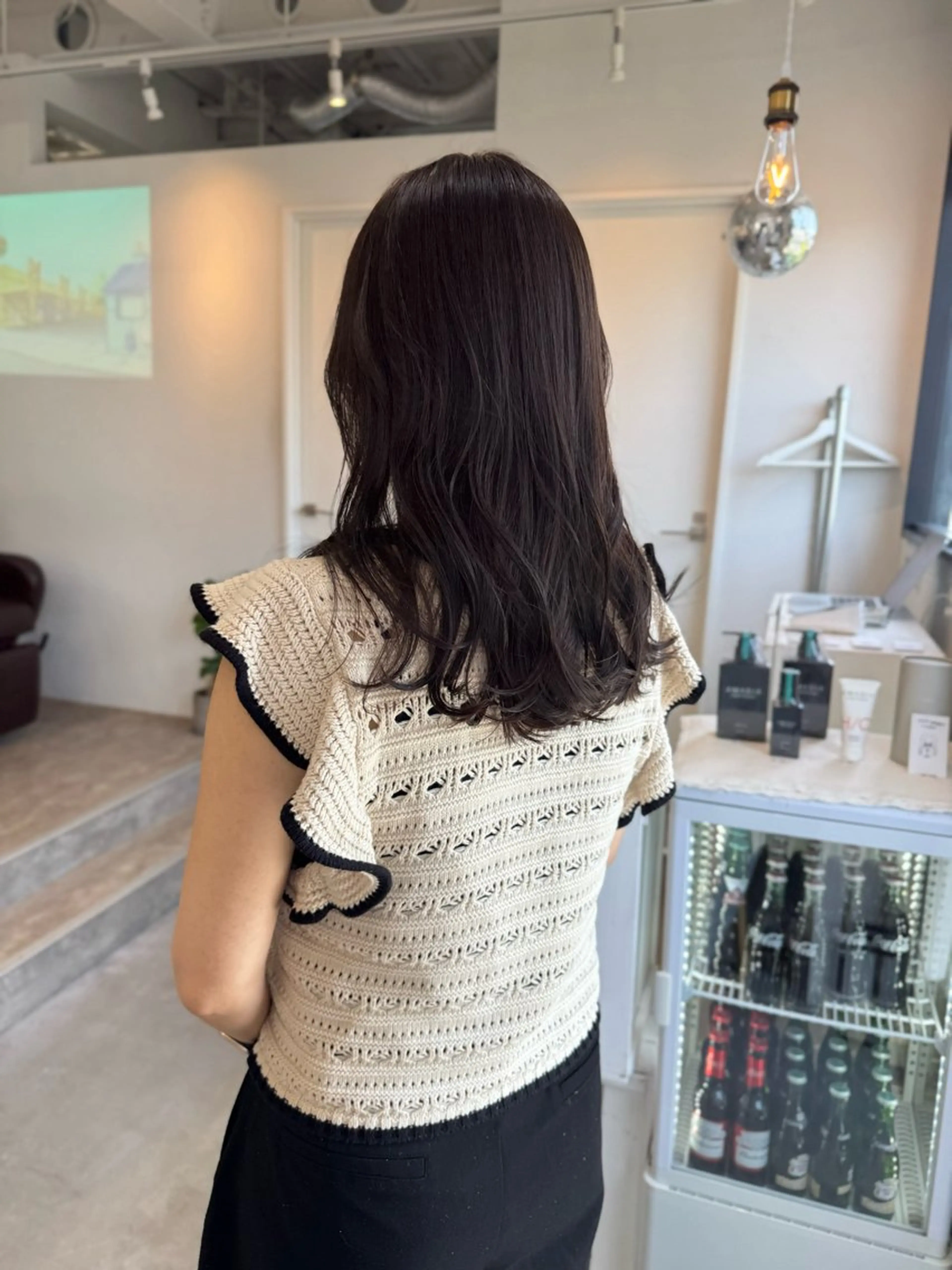 セミロング カラー カット ヘアカラー パーマ トリートメント loka 表参道 【ロカ】所属・松坂 真衣のヘアスタイル