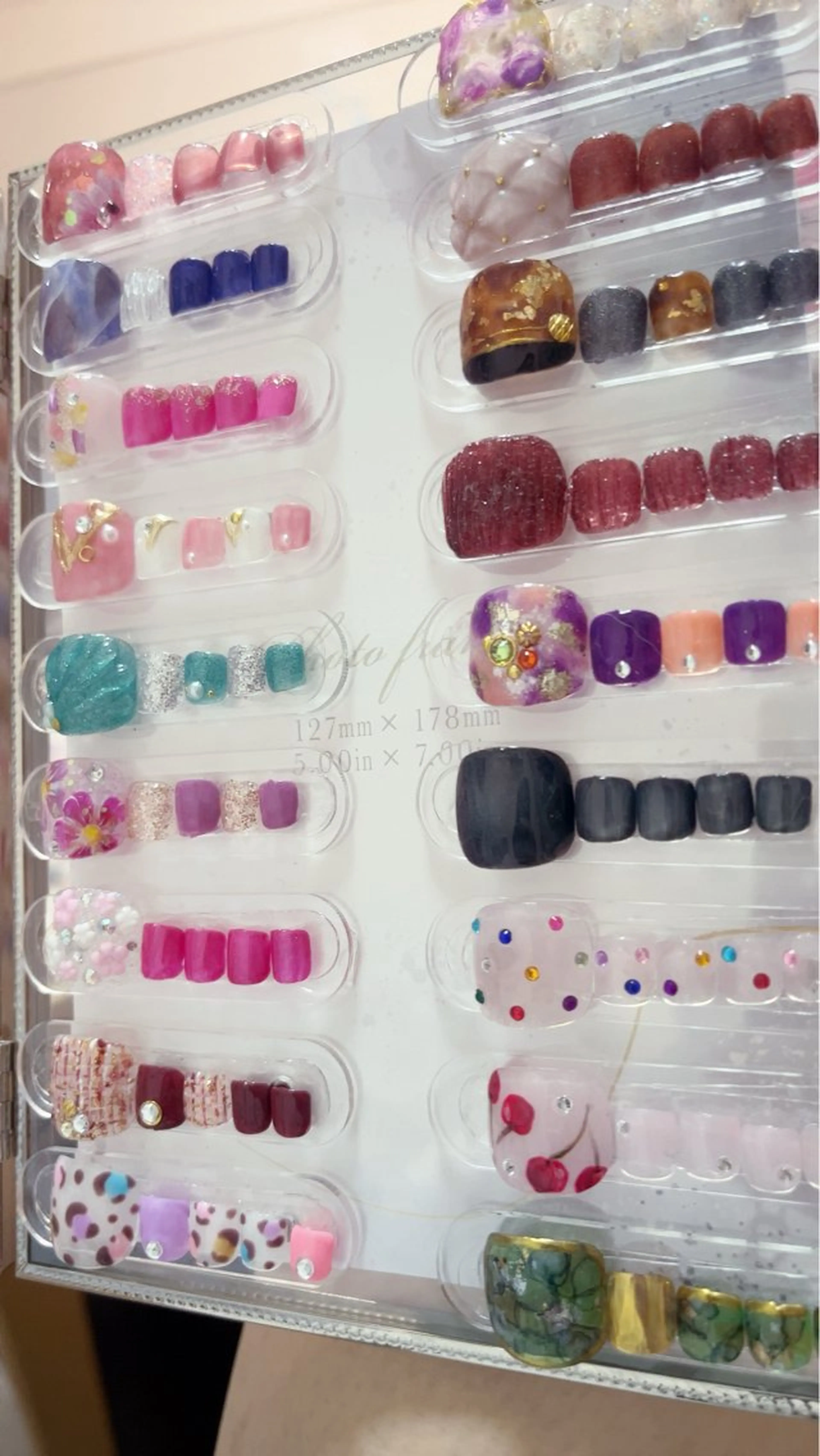 FOOT▪️定額トレンドアート【オフ・フィルインあり】の写真