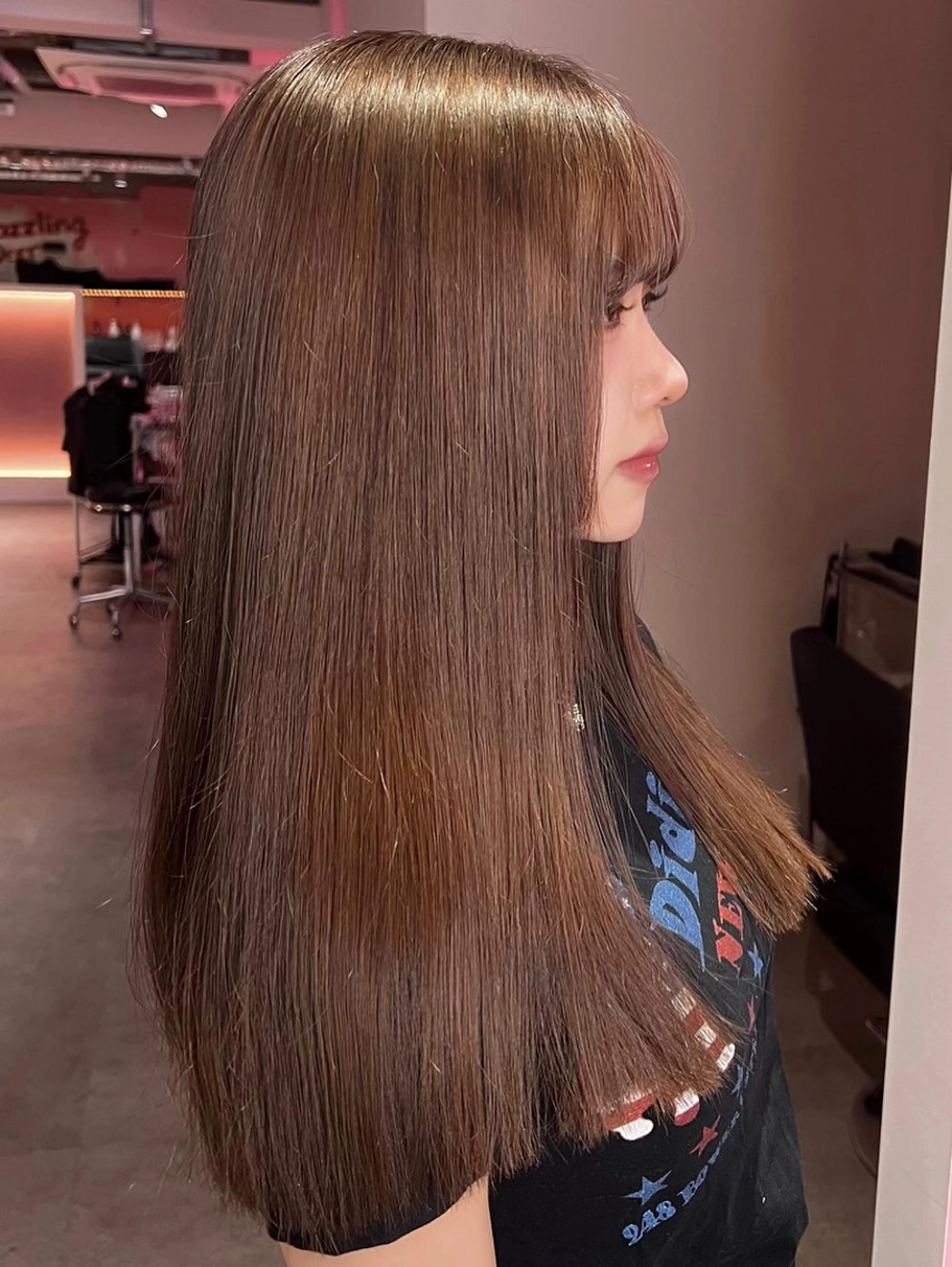 ブリーチ1回+カラーの写真