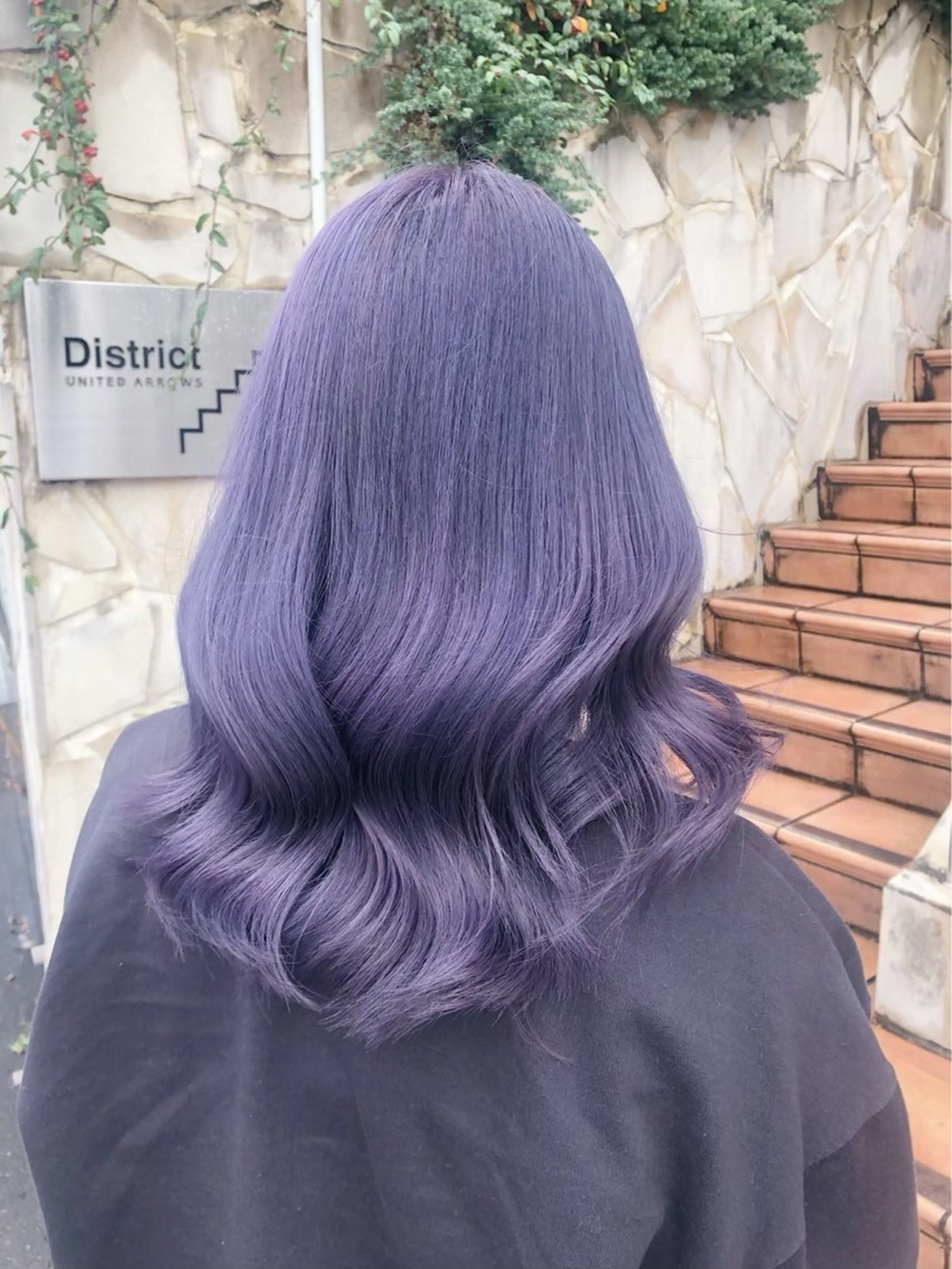 セミロング カラー 髪質改善モテカラー 🎀YUIのヘアスタイル