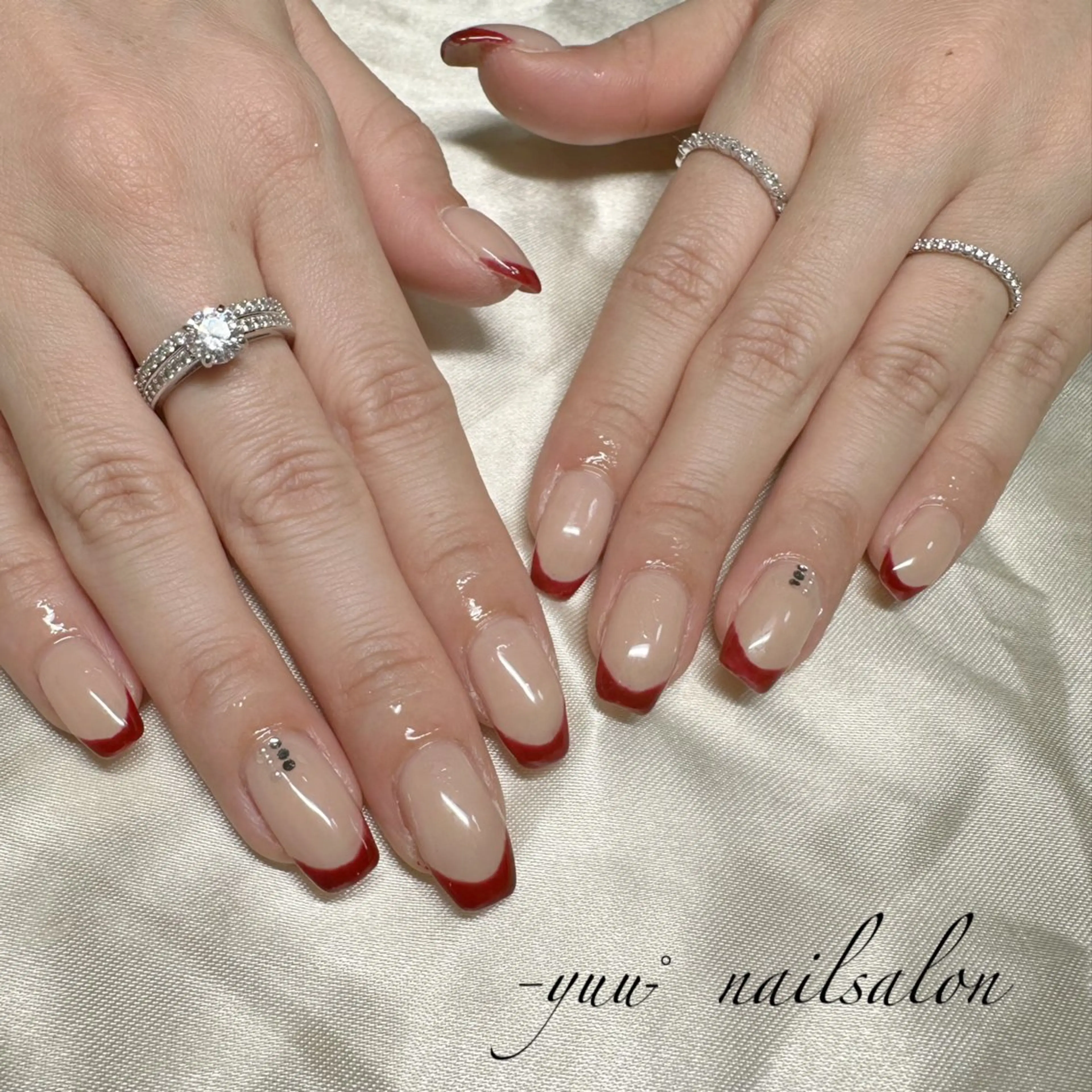 ネイル フレンチネイル Lino ﾟのネイルデザイン