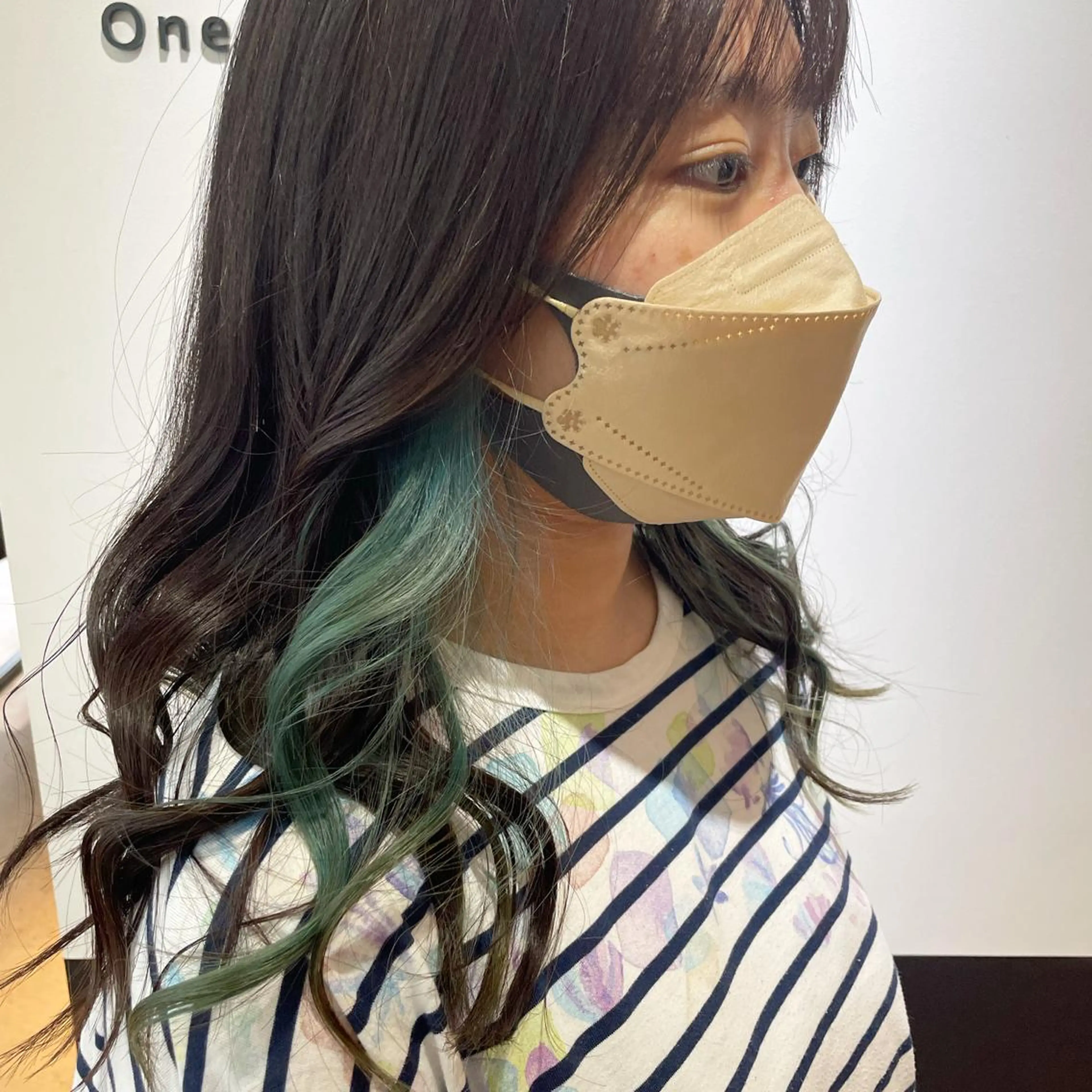 セミロング カラー イヤリングカラー ショート/脱白髪染め ☆宇﨑悠実のヘアスタイル