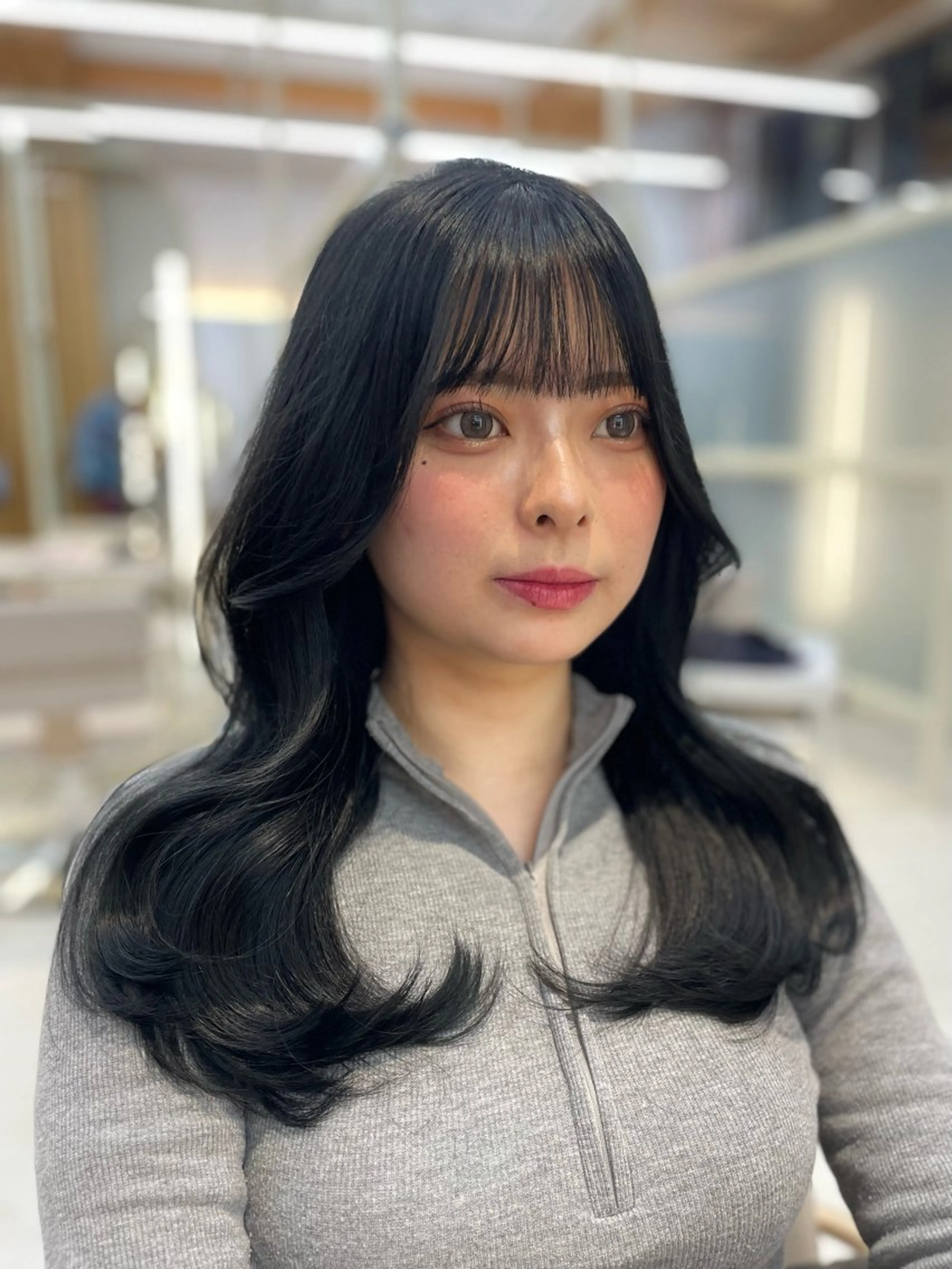 カラー カット ヘアカラー トリートメント レイヤー/顔周り /透明感/TAKUのヘアスタイル