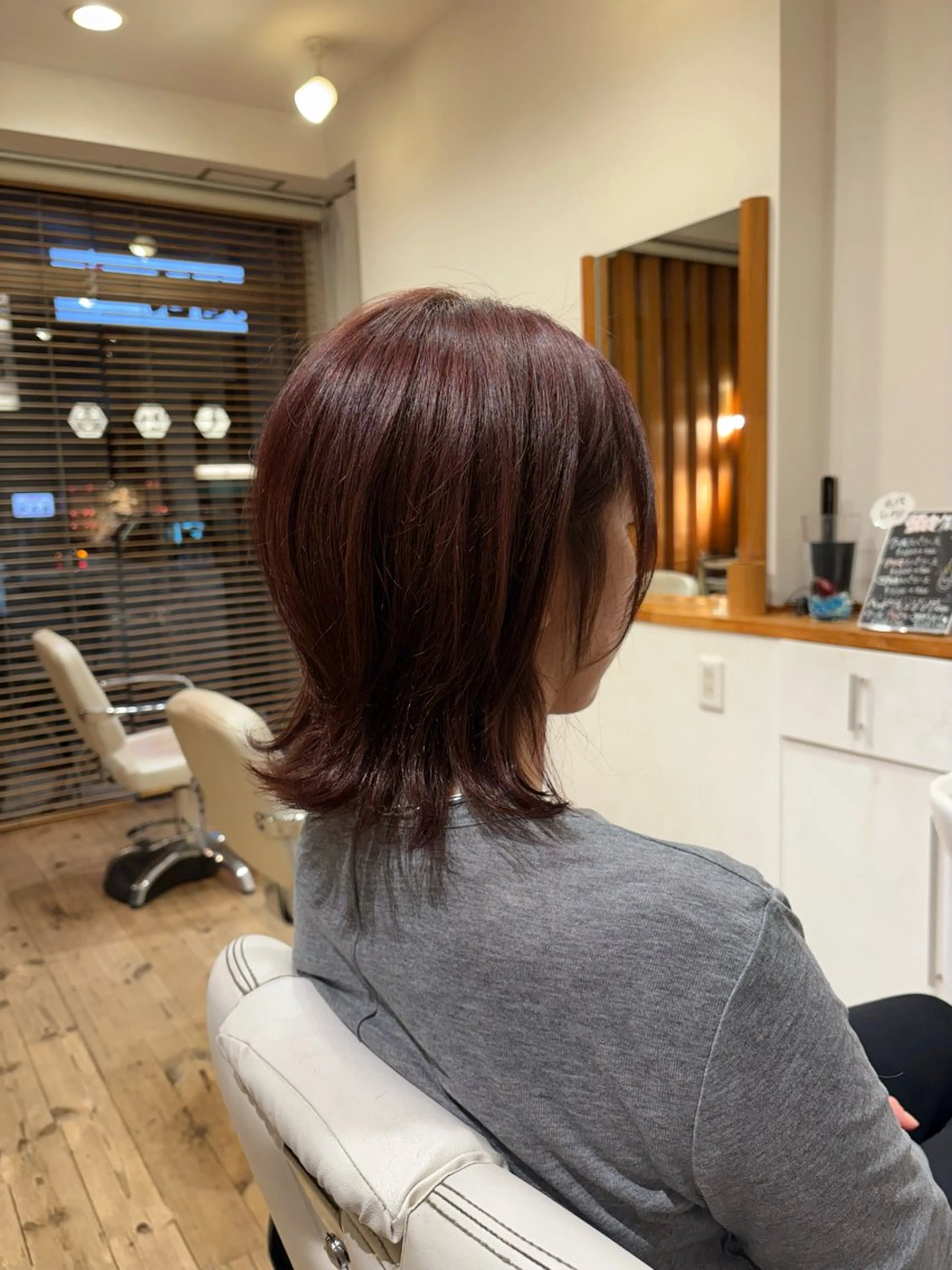 ミディアム カット ヘアカラー ROSSO 川口店 キムラ  マイのヘアスタイル