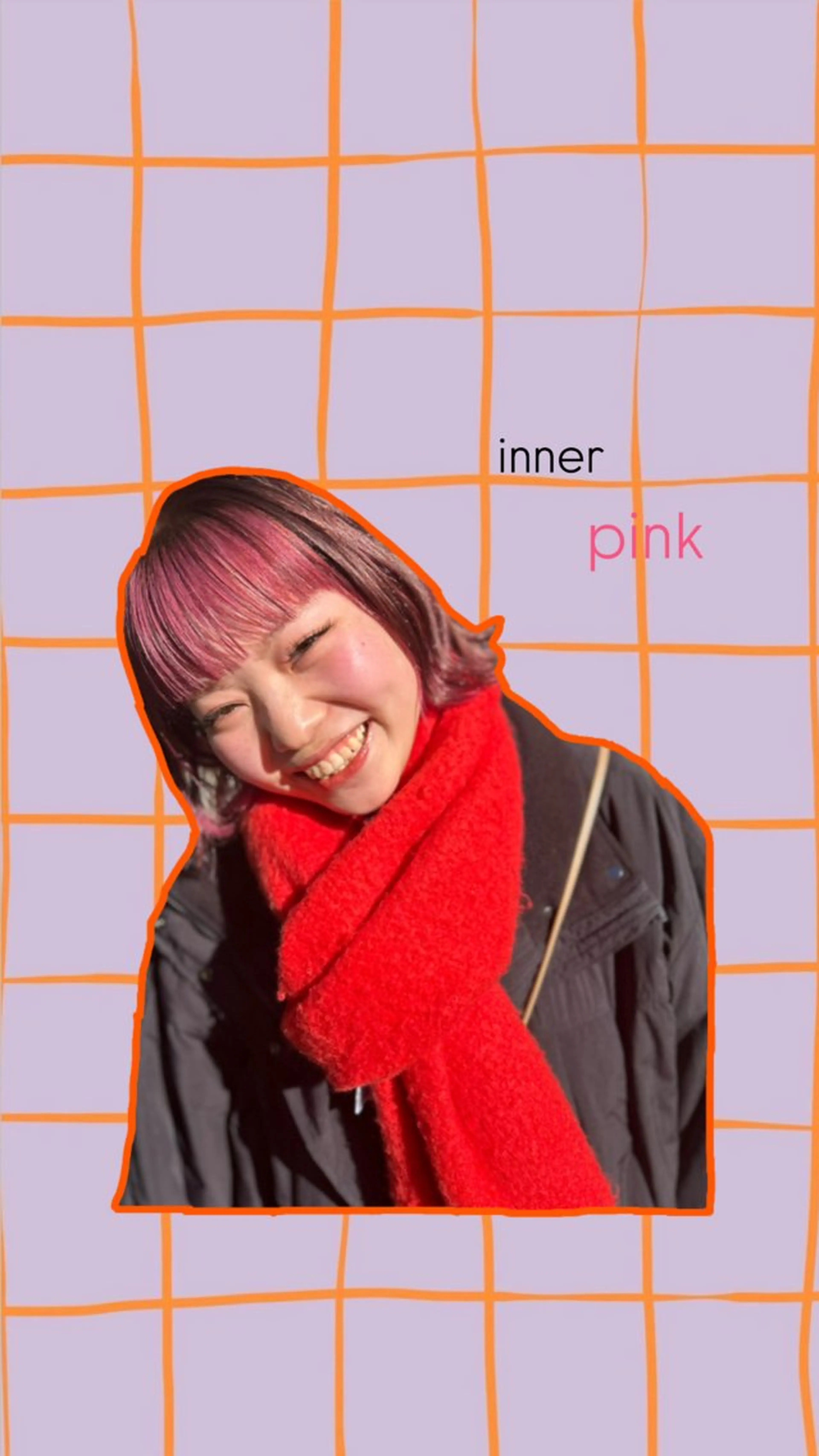 ミディアム カラー カット ヘアカラー 五十嵐 未悠のヘアスタイル