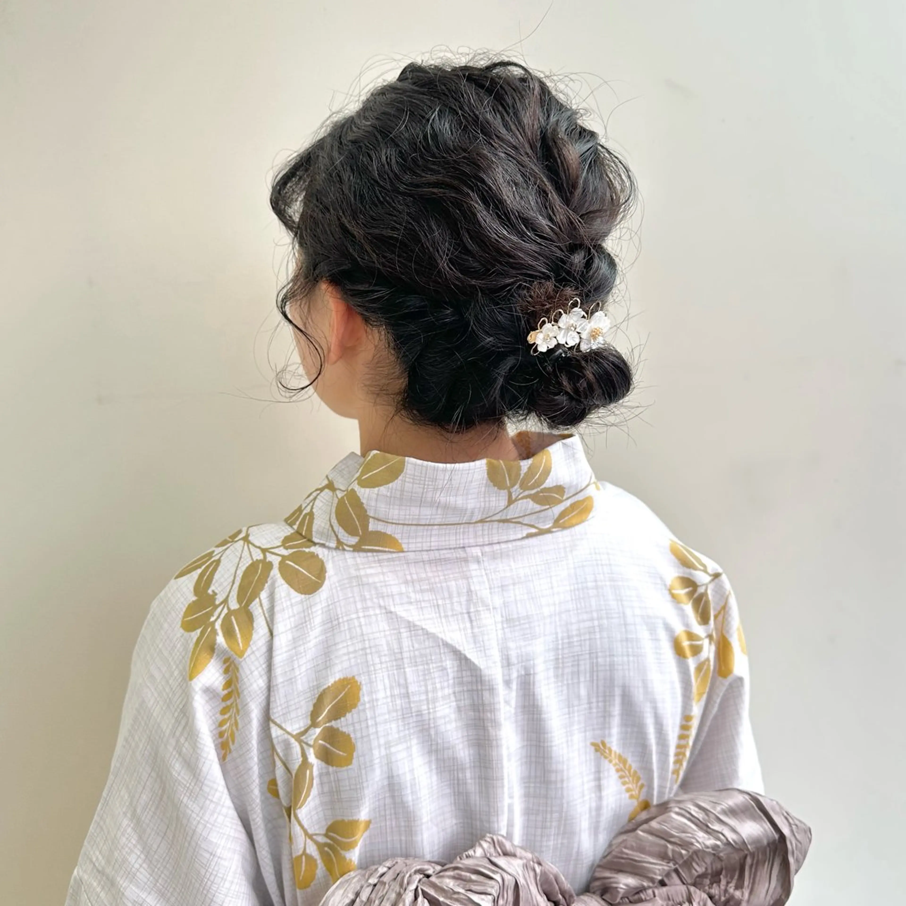 ミディアム パーマ ヘアアレンジ ミディアムパーマ 原宿/韓国ボブ /くびれボブ/優希のヘアスタイル