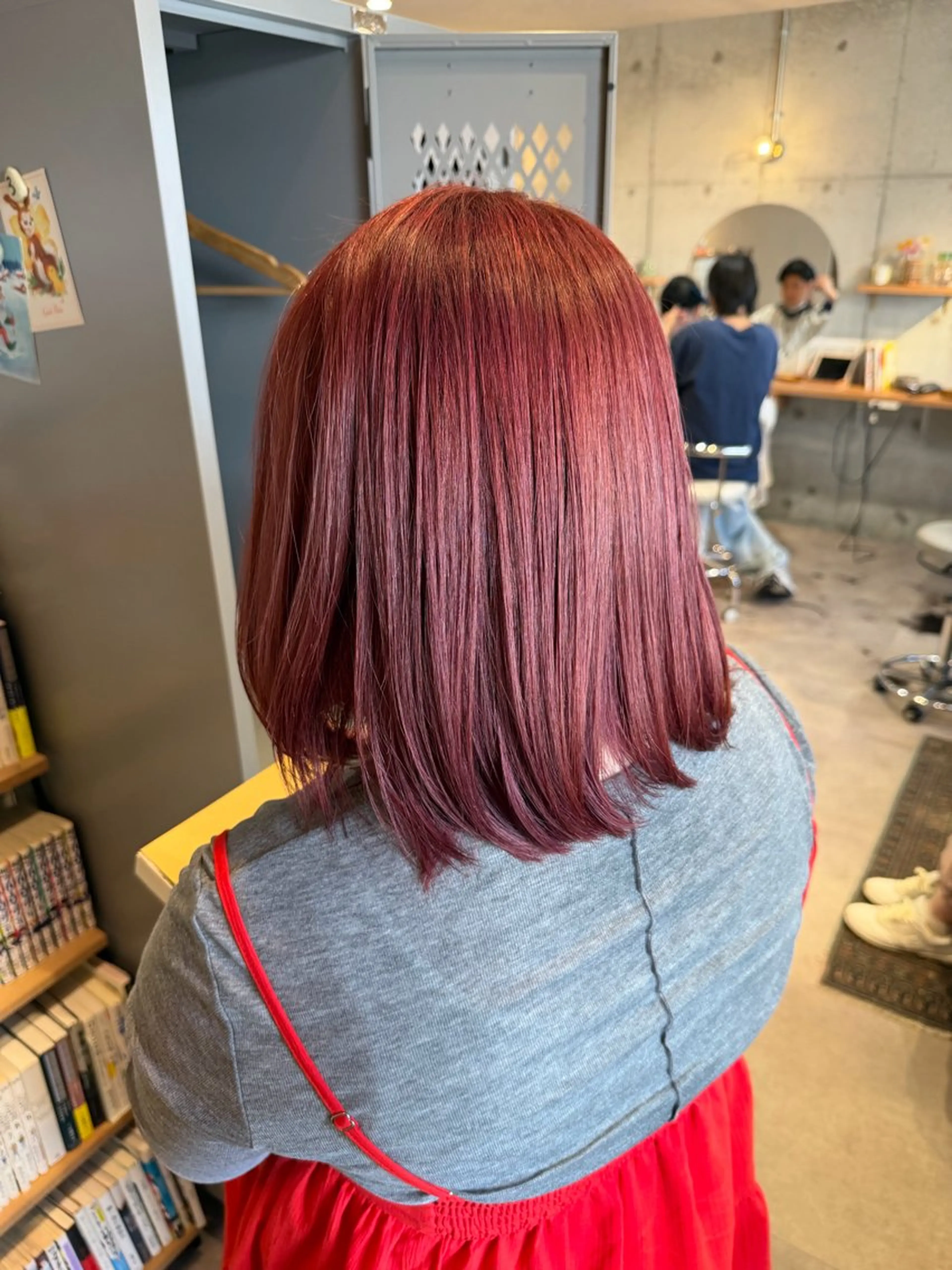 ミディアム カラー ブリーチ ヘアカラー Remember Manaのヘアスタイル