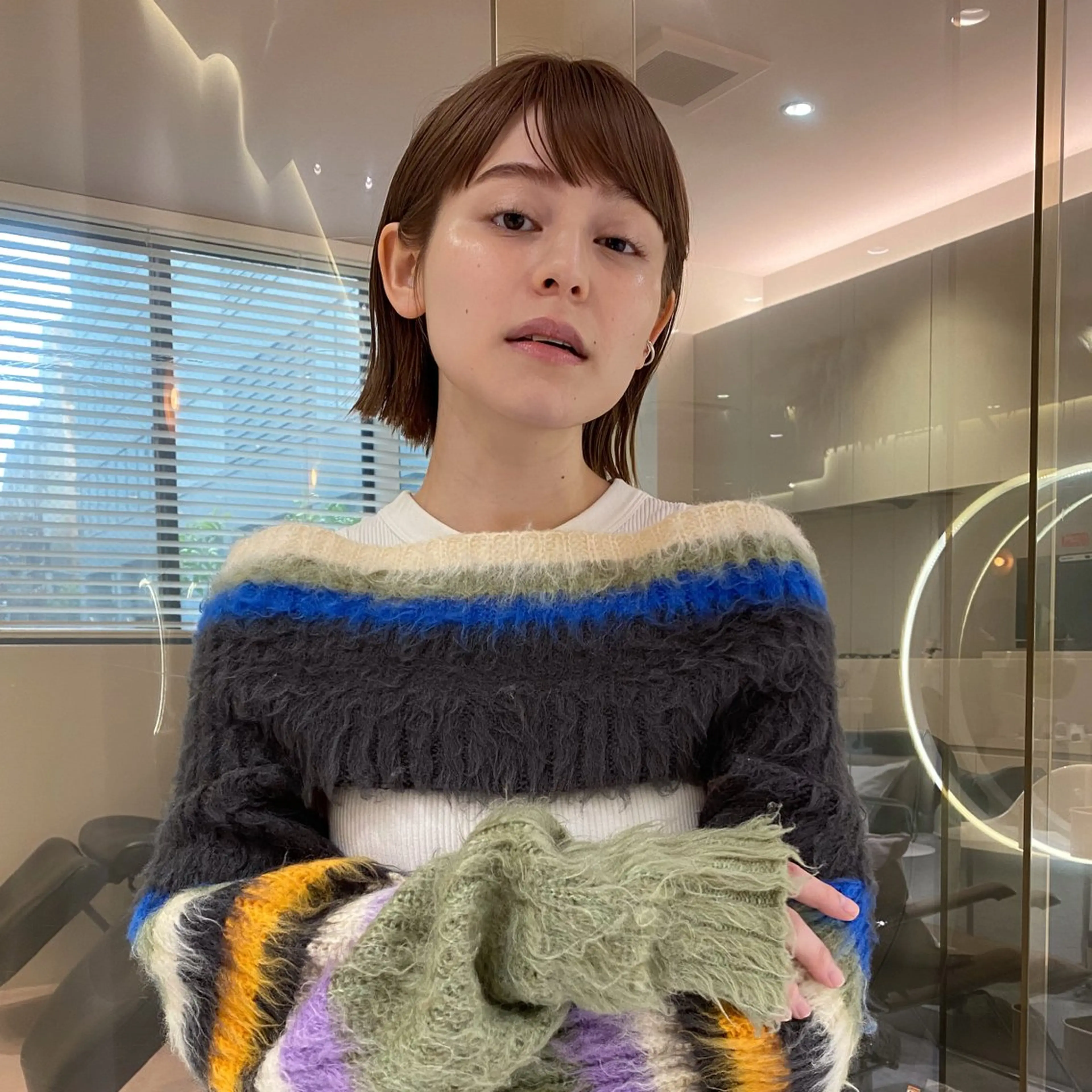 ショート カット トリートメント ヘッドスパ maison mile所属・Akari暖色カラー /レイヤーカットのヘアスタイル