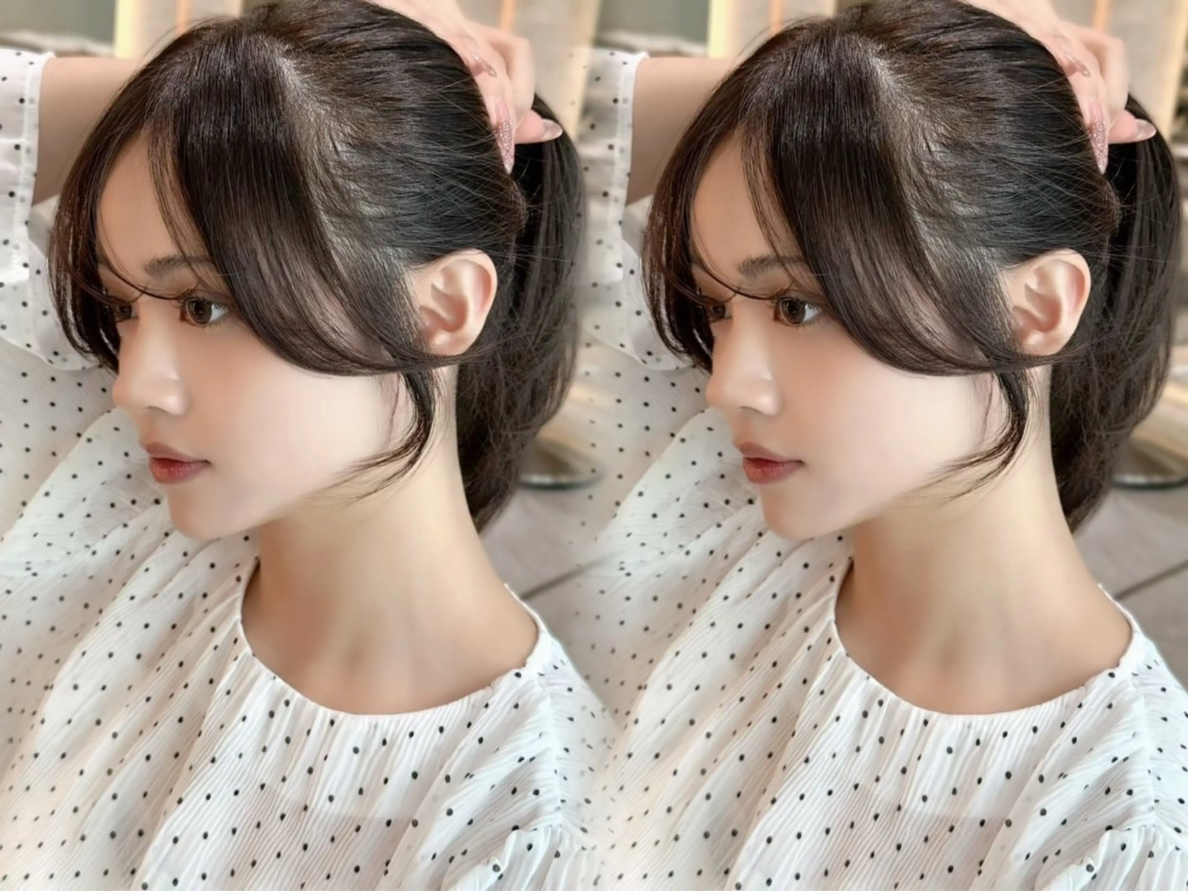 ロング カラー カット ヘアカラー トリートメント 韓国レイヤー× 艶髪 池袋/ハナ🌷のヘアスタイル