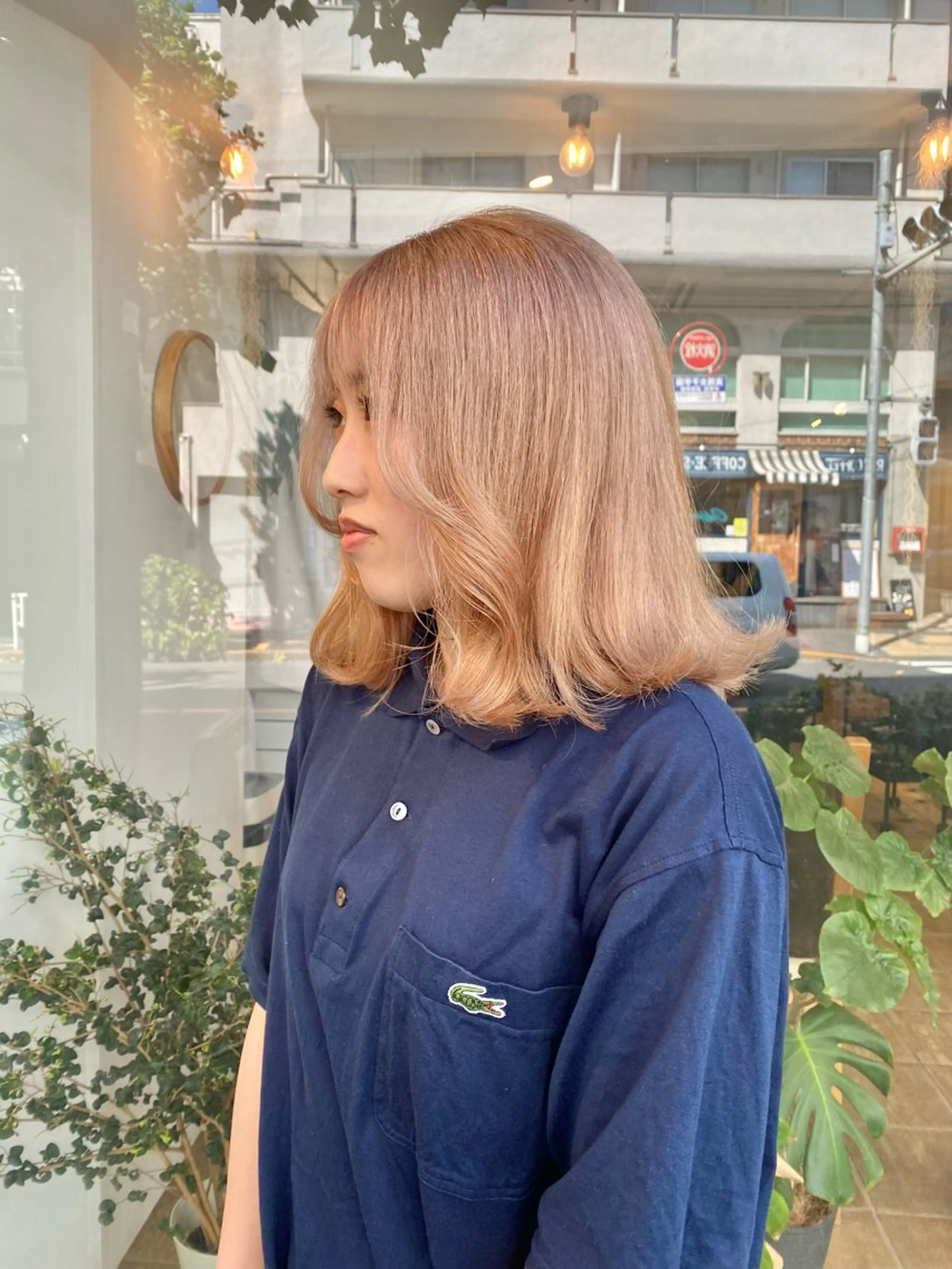 セミロング カラー ブリーチ特化🌺★ あや🌵のヘアスタイル