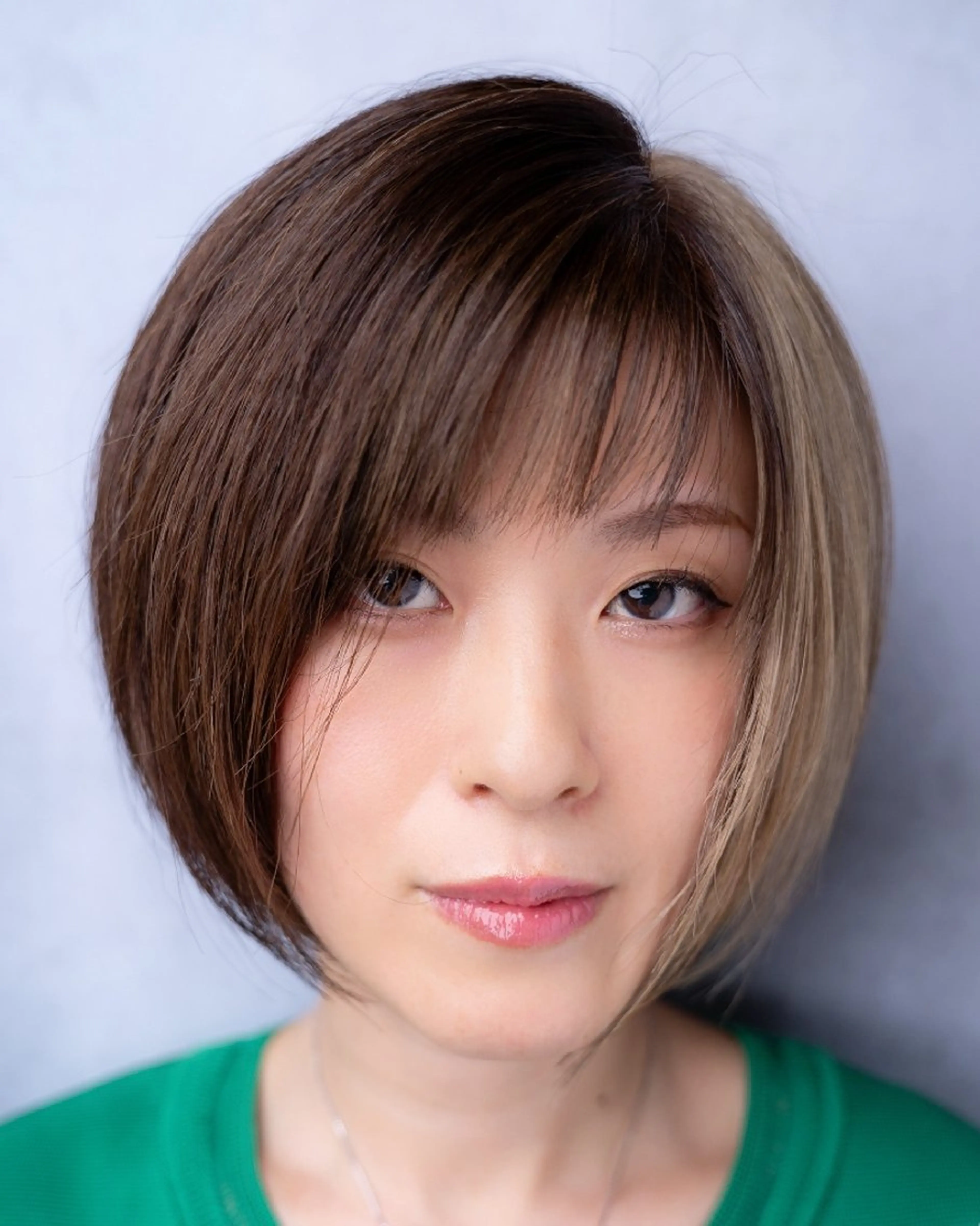 ミディアム カラー ブリーチ 松尾 泰伸のヘアスタイル