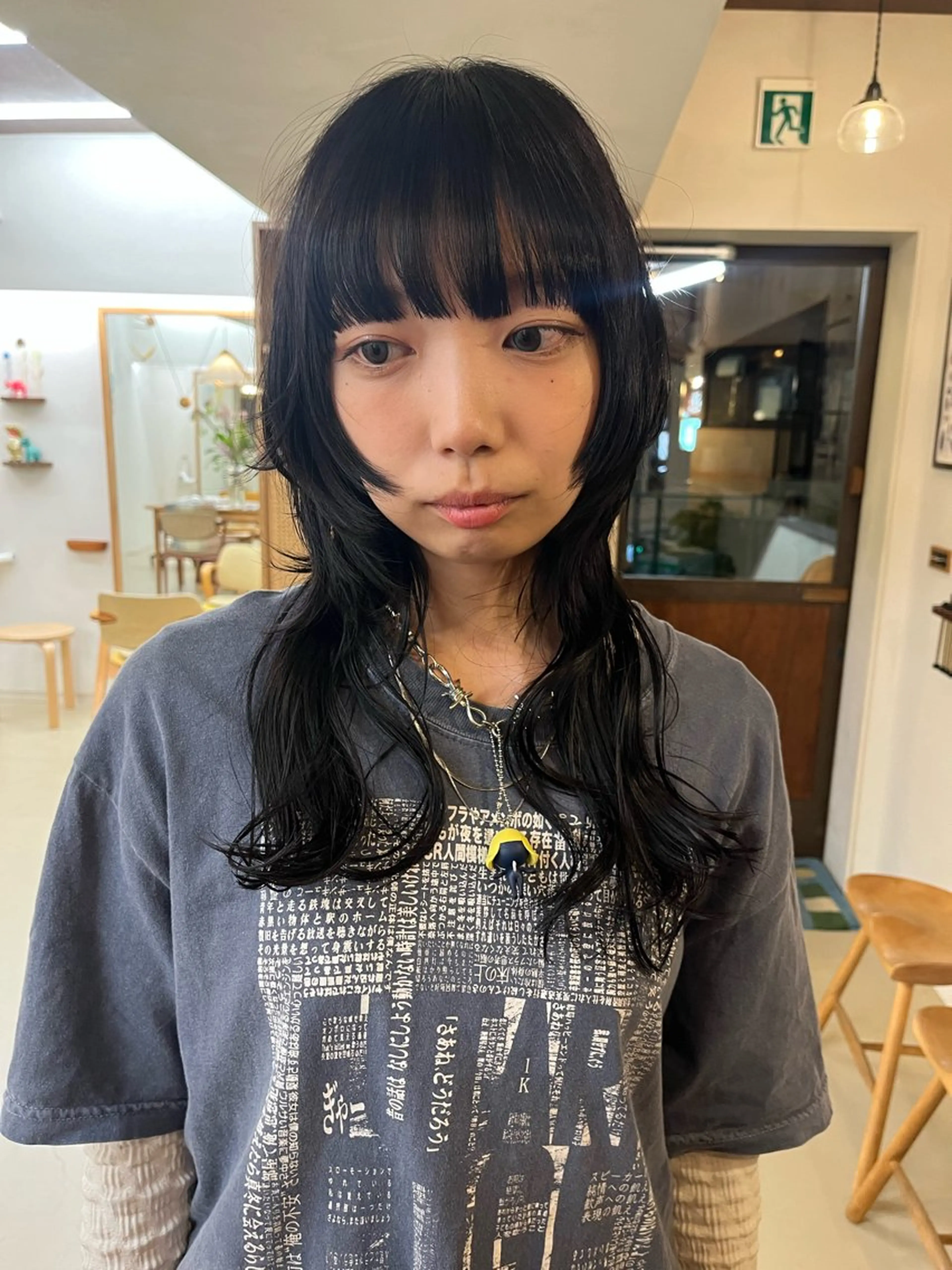 ロング 宇野澤 銘のヘアスタイル