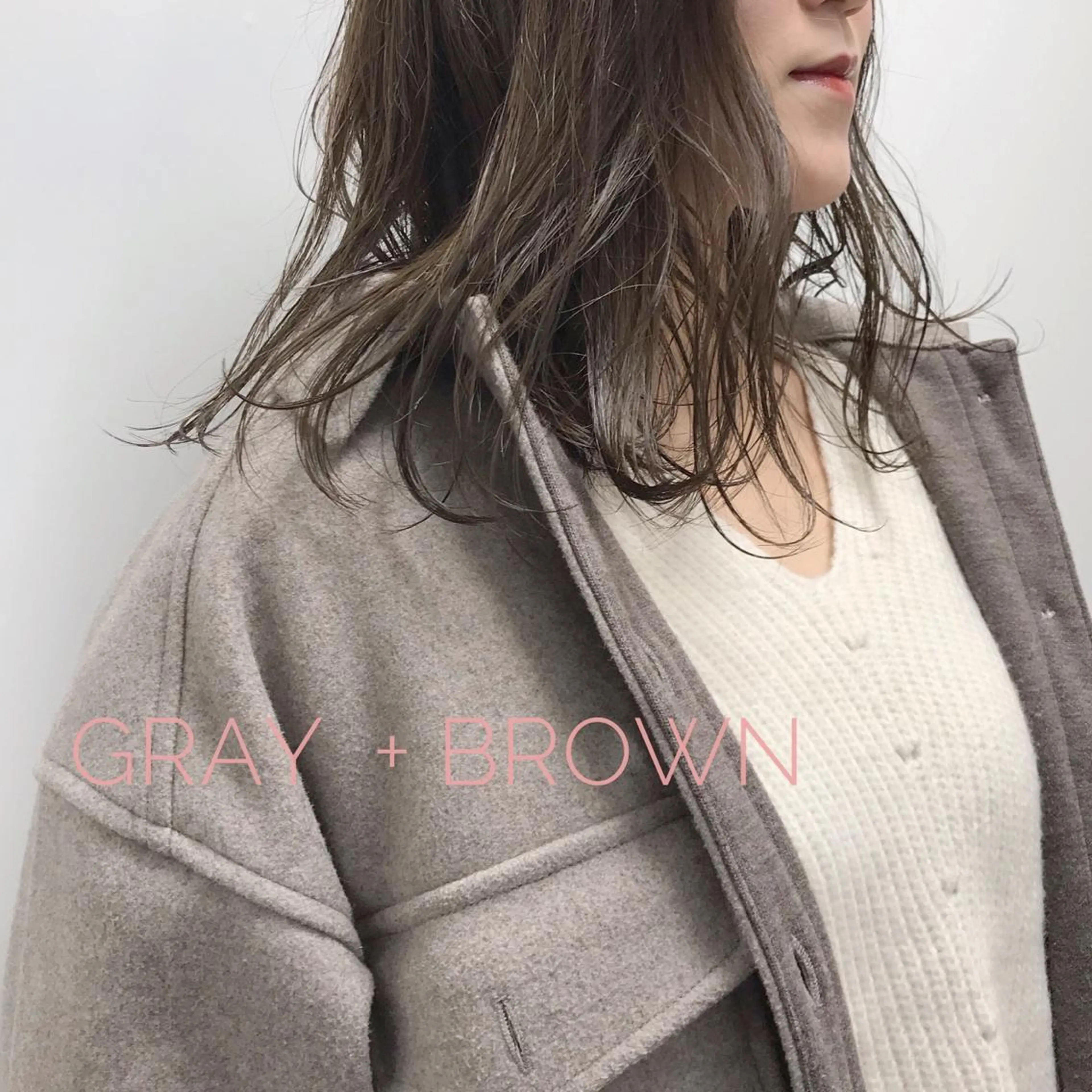 ミディアム カラー ブラウンカラー HARUNA/ミセス 大人ショートヘアのヘアスタイル