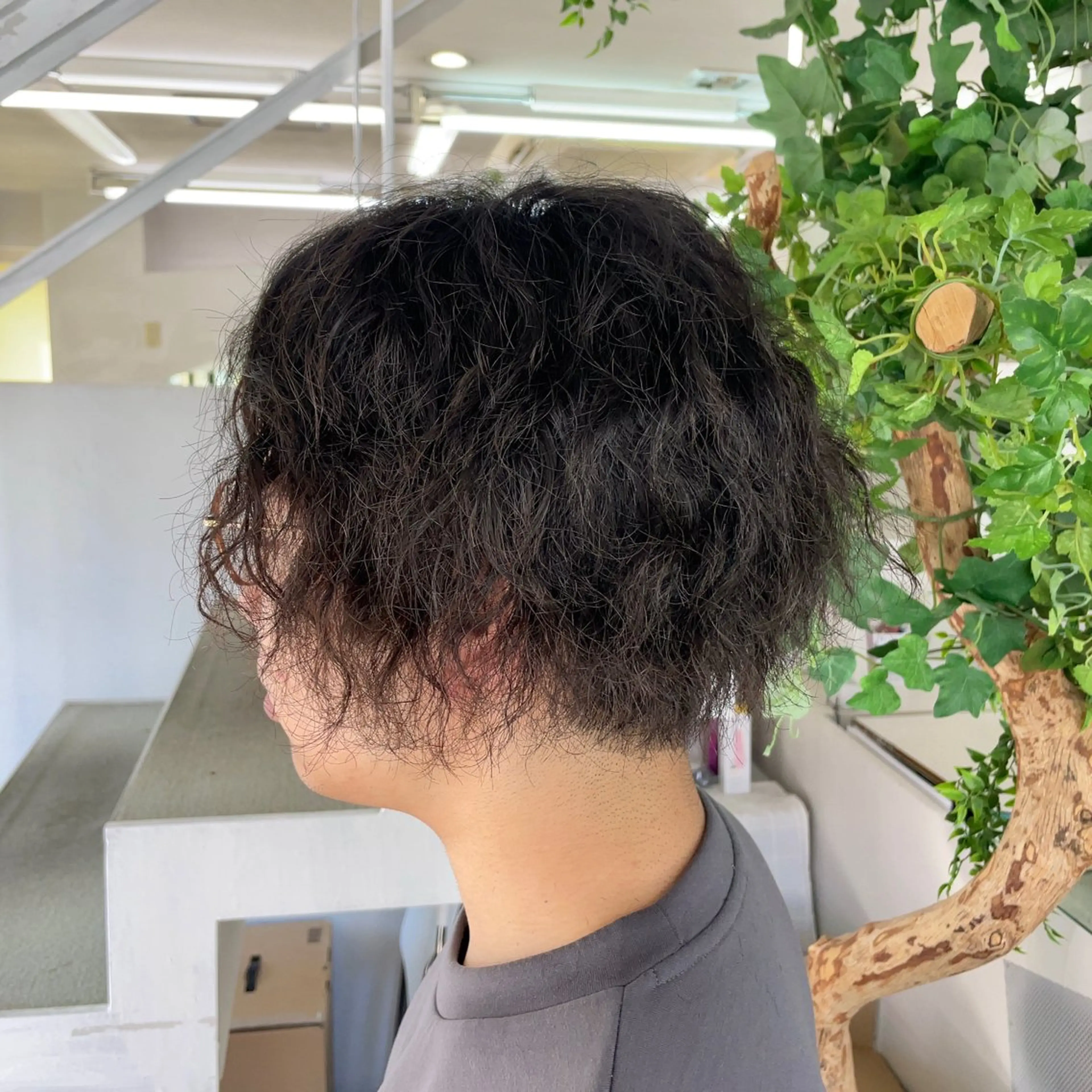 ショート パーマ カット パーマ 山田 里美のヘアスタイル